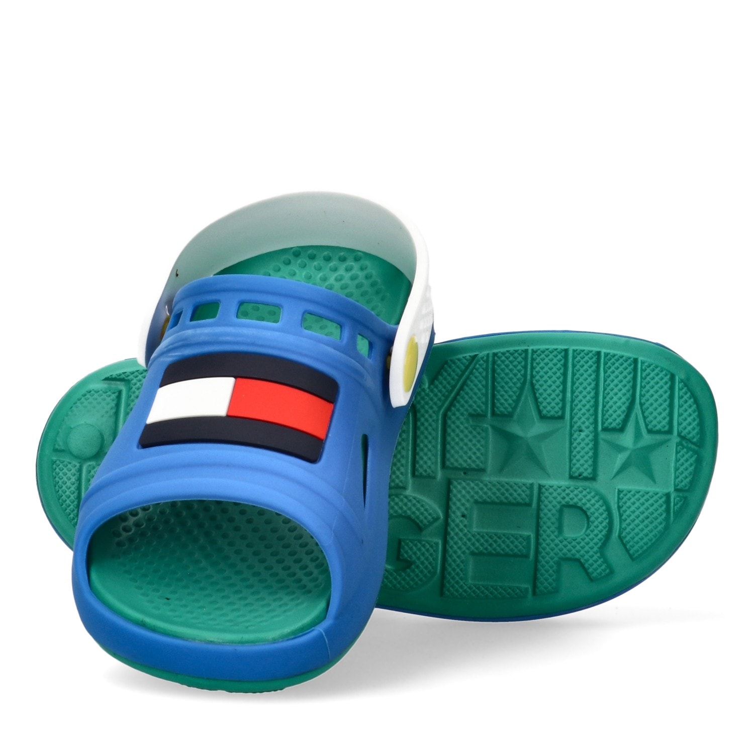 Tommy Hilfiger Badesandale  Badeschuh, Clog mit schwenkarem Riemchen