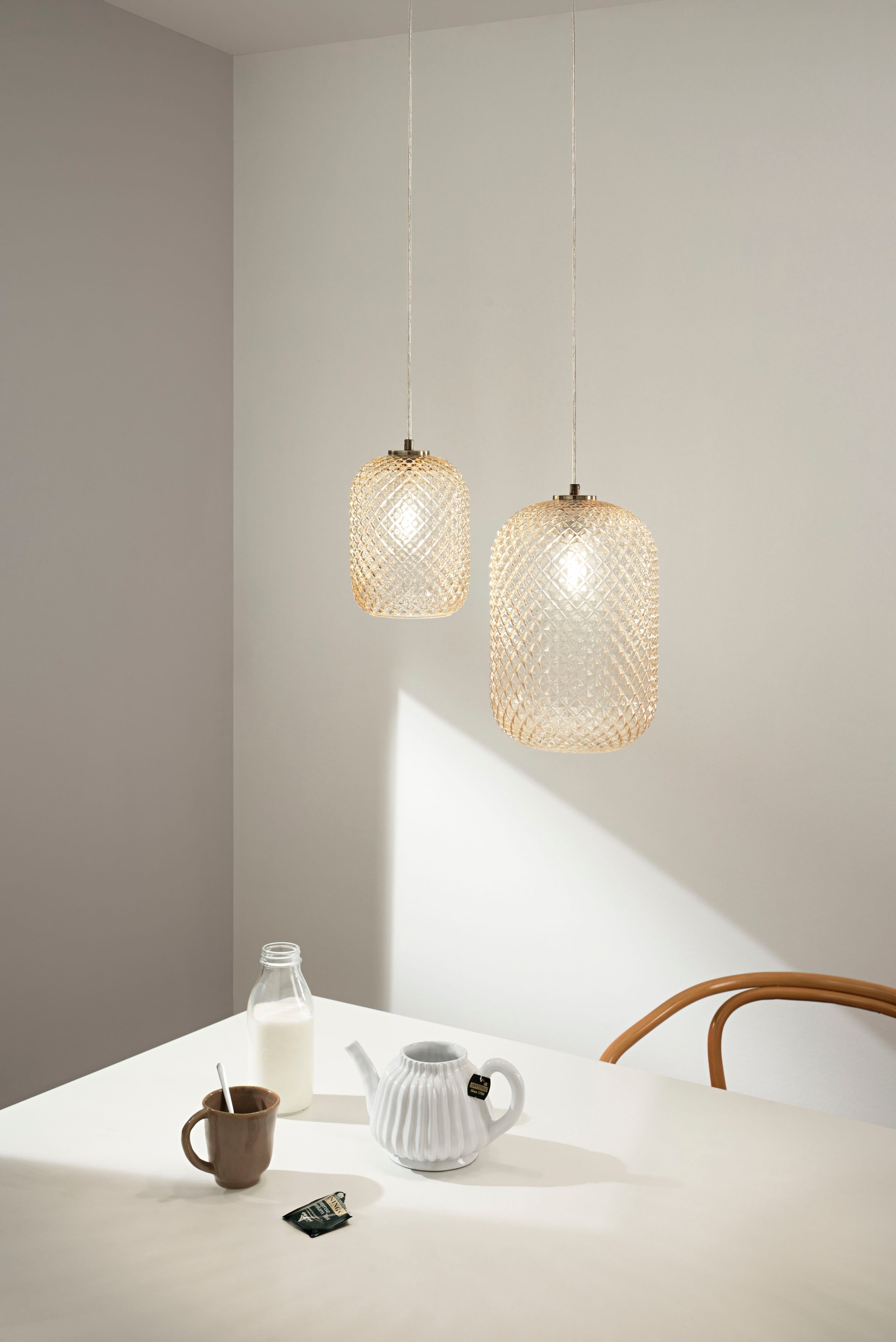 ECO-LIGHT Hängeleuchte »Ashford«, Leuchtmittel E27 | Leuchtmittel wechselbar