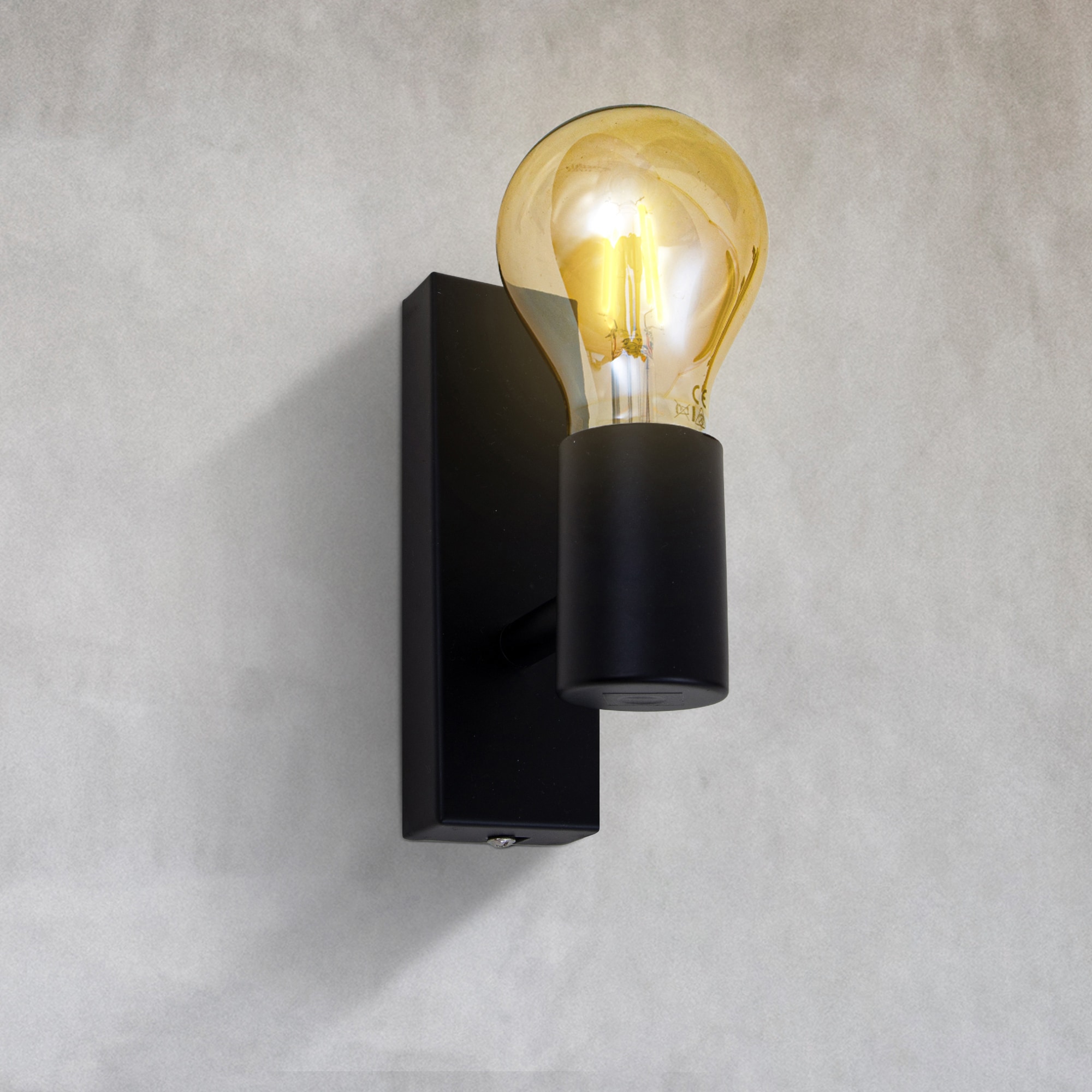 OTTO Wandlampe Retro LED Flur Wandleuchte, im Online Wandspot flammig-flammig, Shop 1 B.K.Licht kaufen Industrie Vintage Wohnzimmer matt E27
