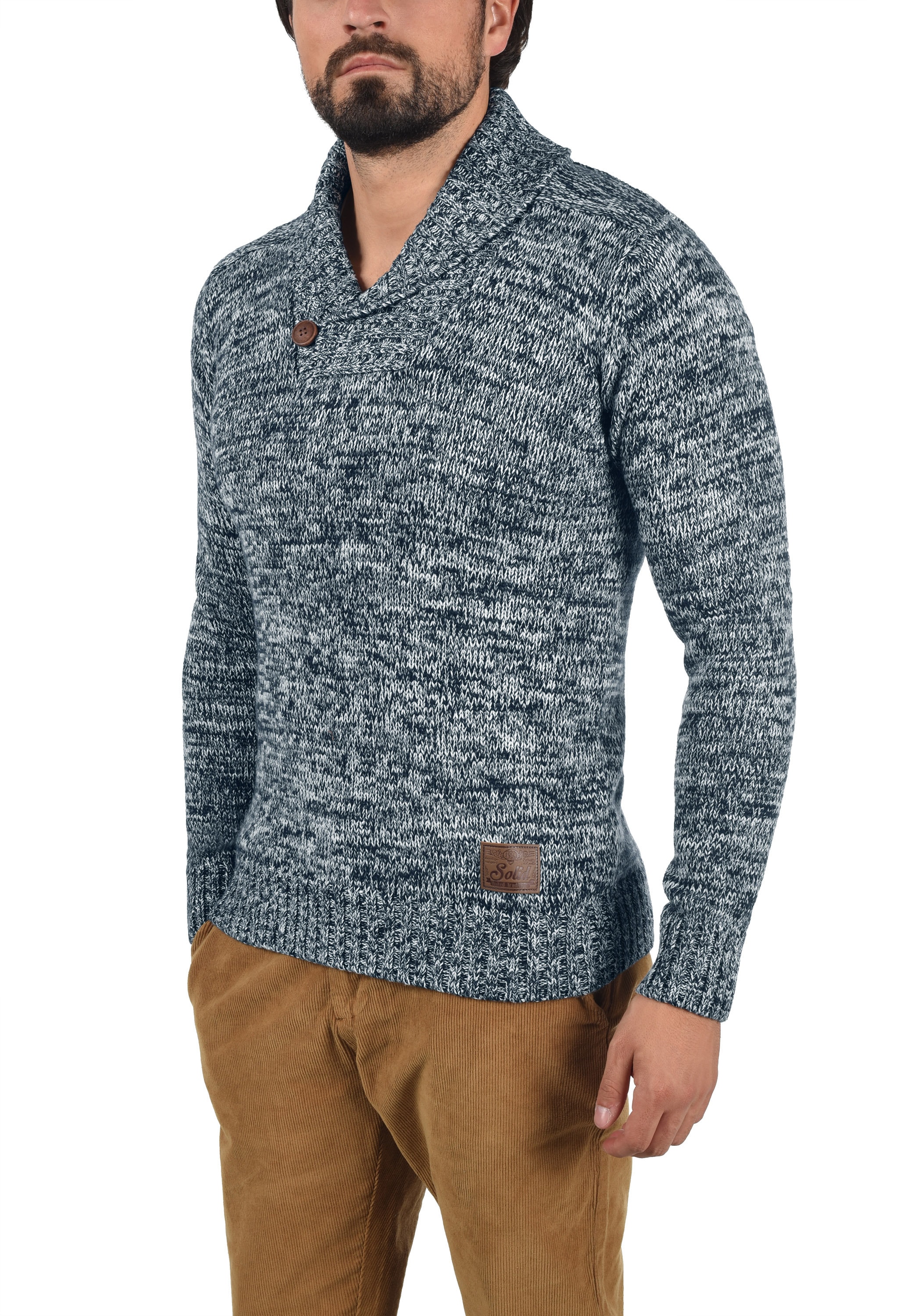 !Solid Schalkragenpullover »Schalkragenpullover SDPhil«
