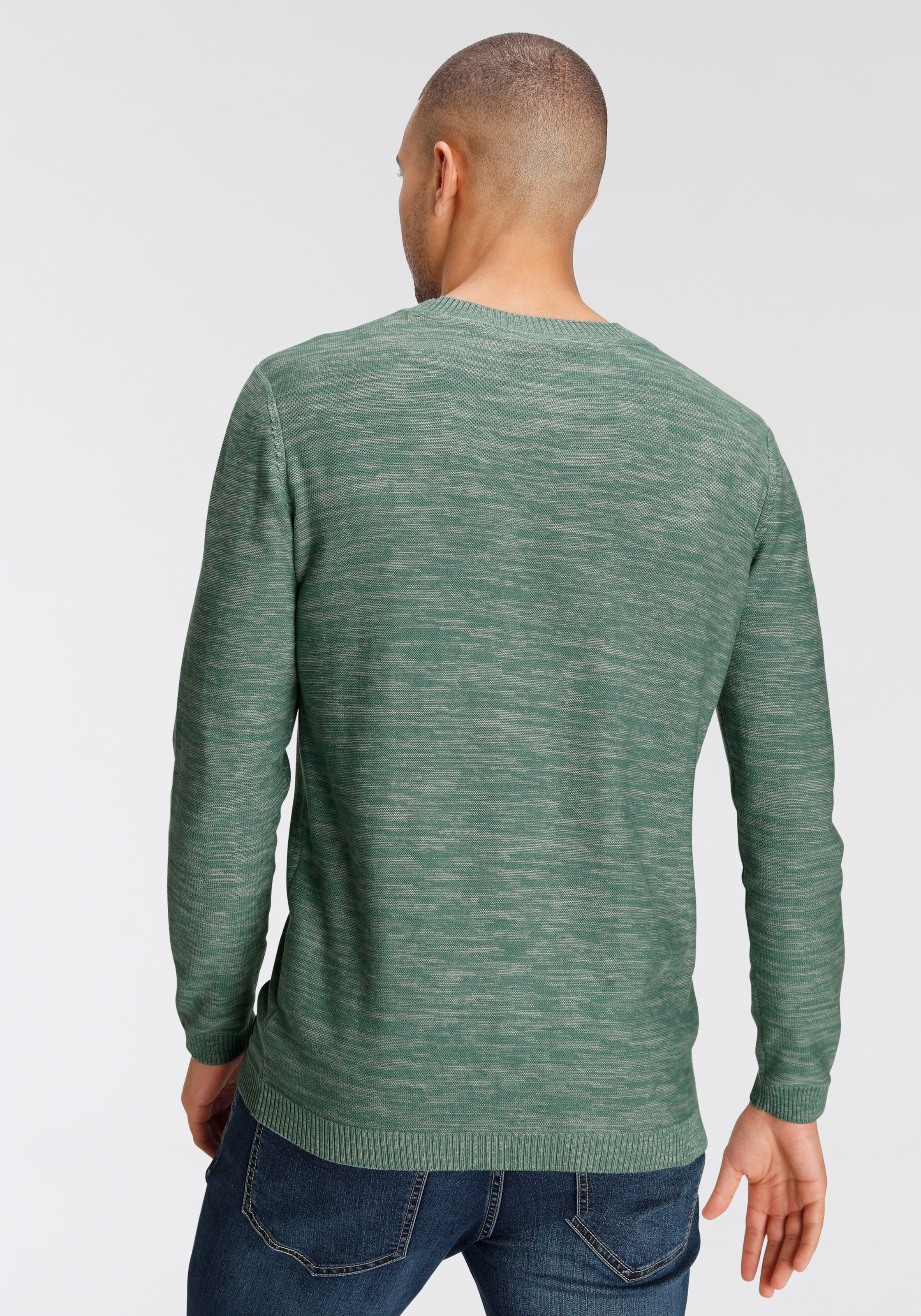 AJC Strickpullover, in melierter Optik