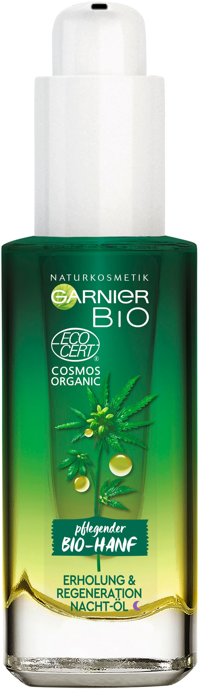 GARNIER Gesichtsöl »Bio-Hanf Erholung & Regeneration Nacht-Öl«, Naturkosmetik