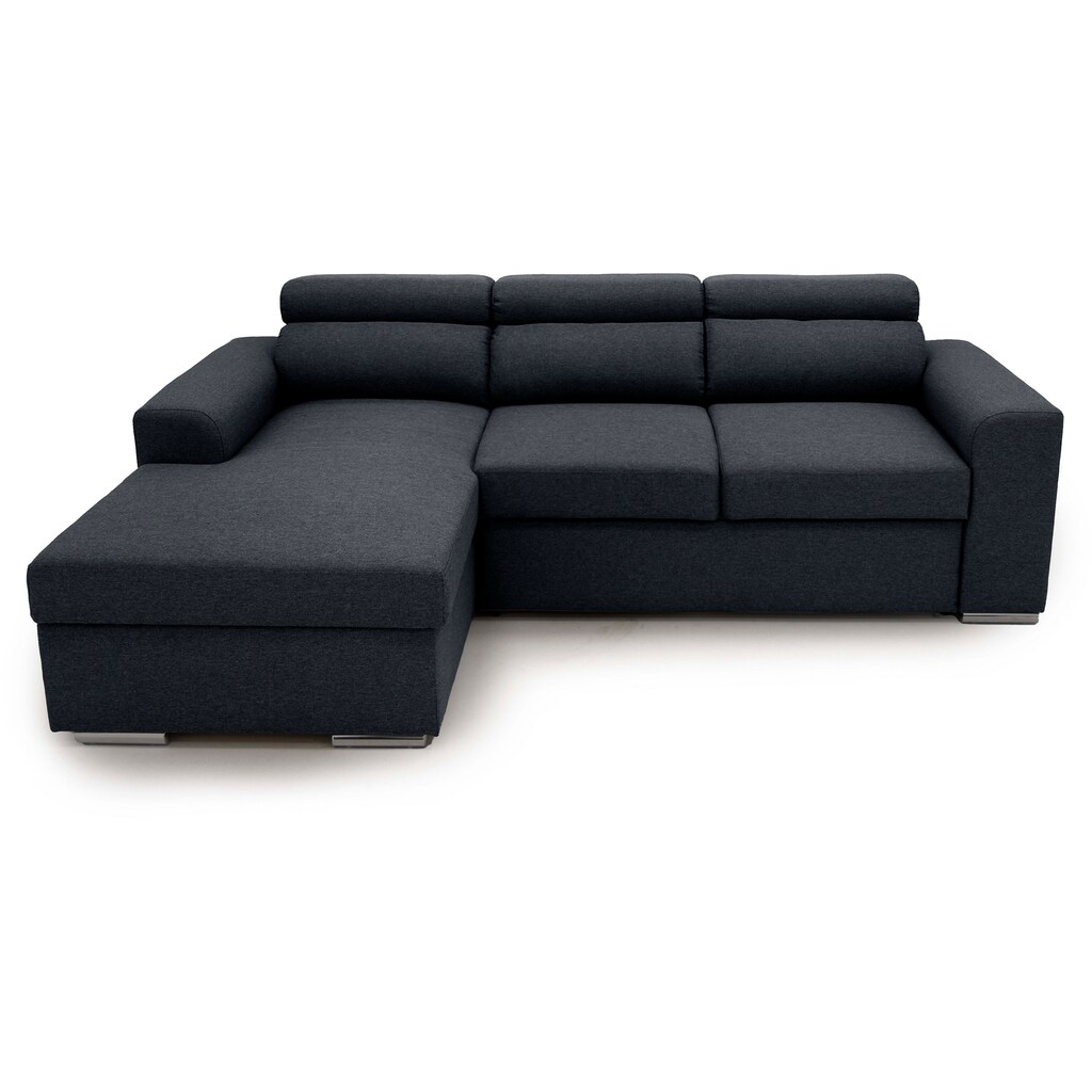 GEPADE Ecksofa »Hella«, inkl. Bettfunktion und Bettkasten