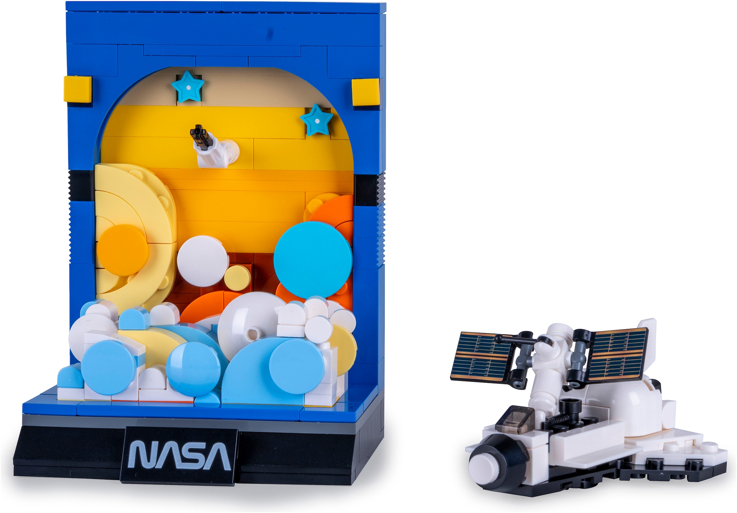 Jamara Konstruktions-Spielset »CaDA, Space Shuttle Discovery Bricks«, (250 St.)