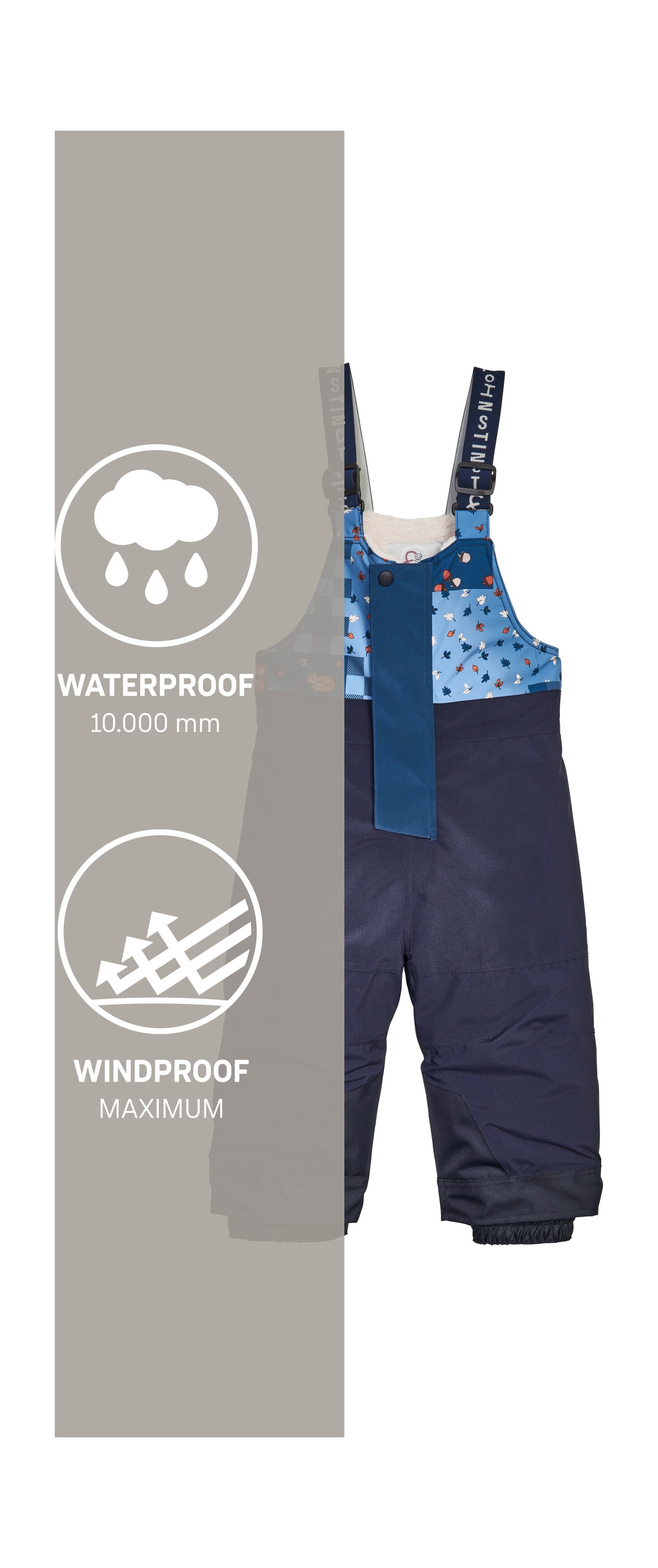 first instinct by killtec Skihose »FISW 44 MNS SKI PNTS«, Wasser- und winddichte Schneehose mit verstellbaren Trägern