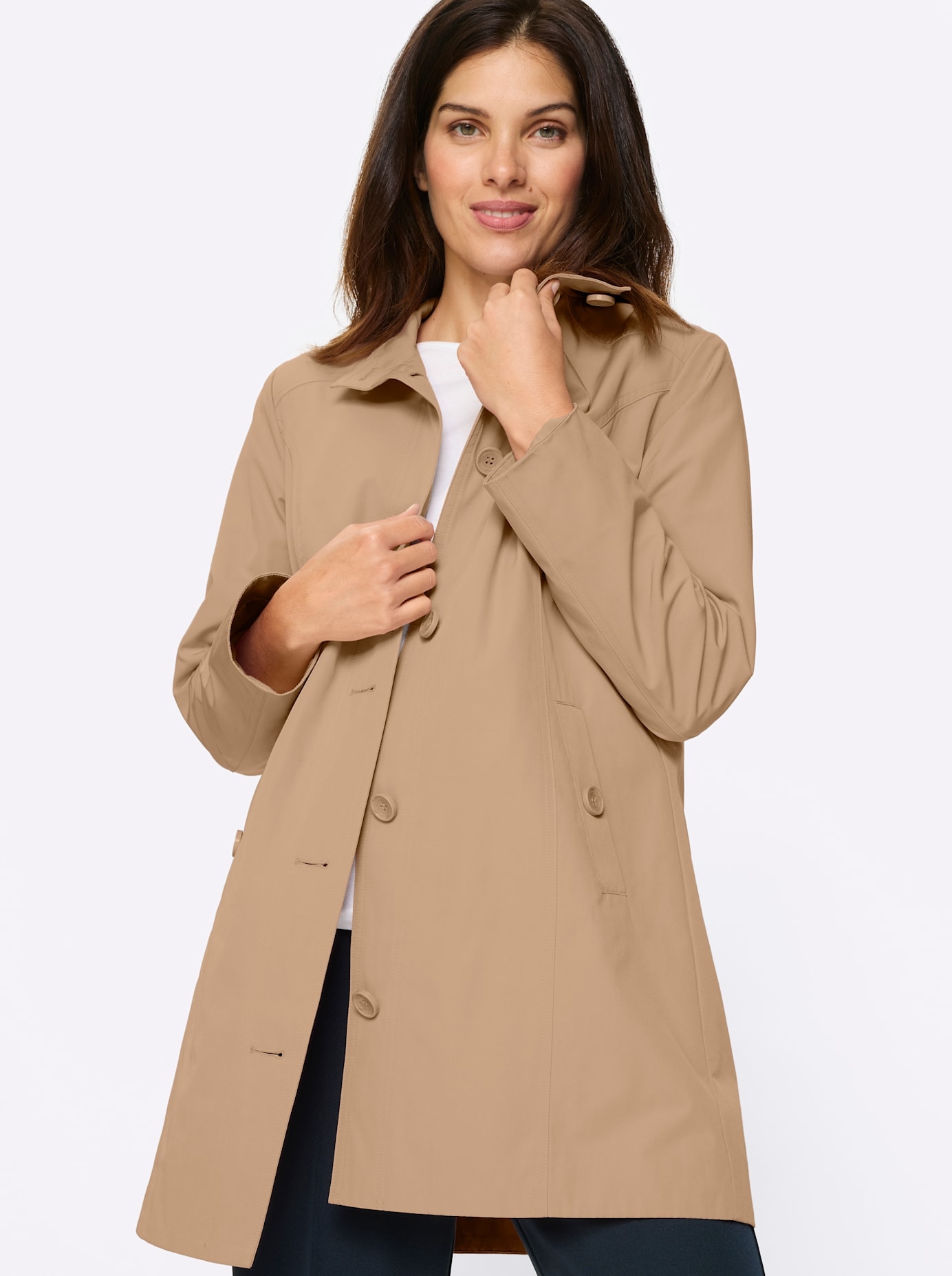 Classic Basics Langjacke ohne Kapuze