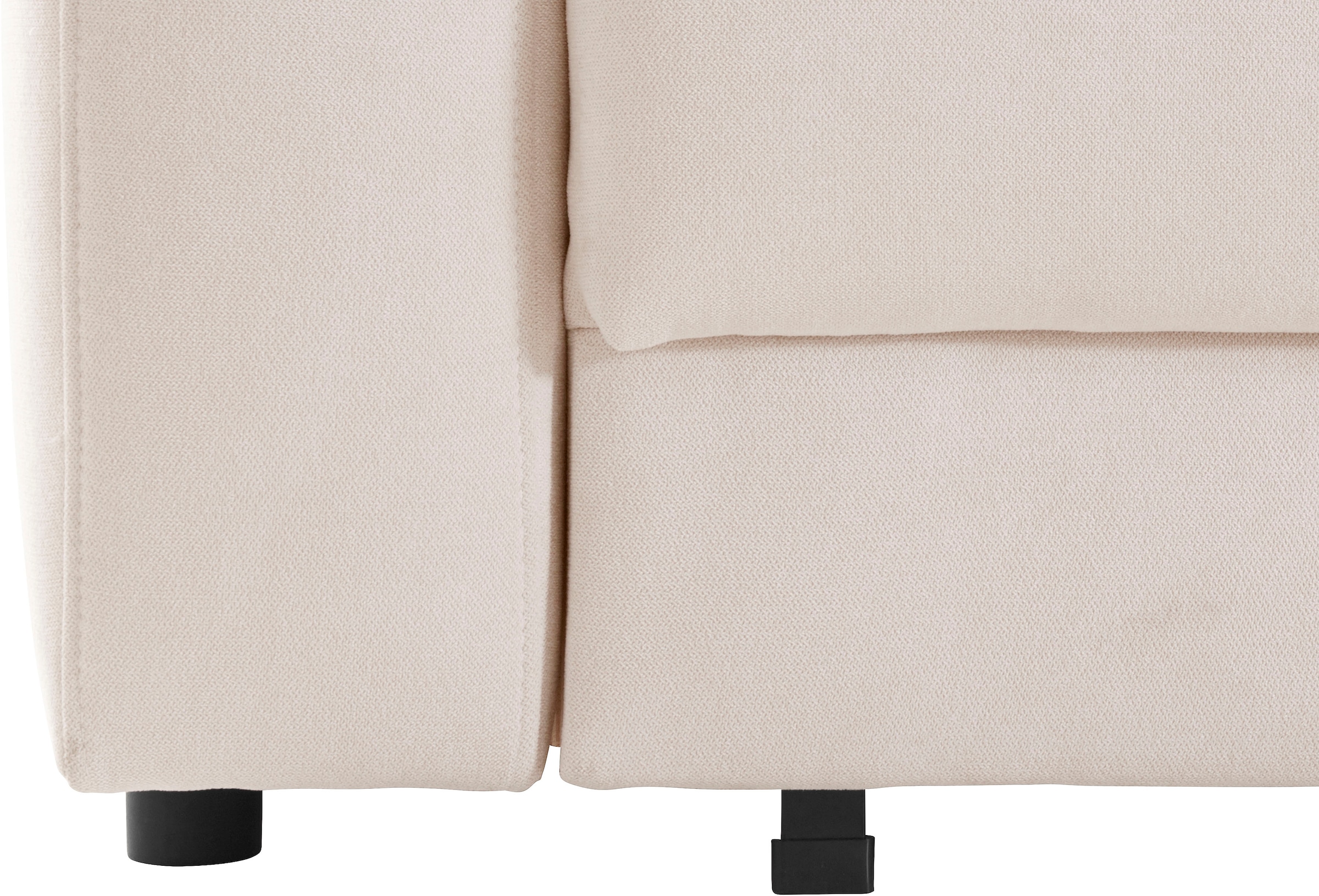 Places of Style Ecksofa »Bloomfield, bequem und elegant, L-Form«, wahlweise mit Bettfunktion und Bettkasten