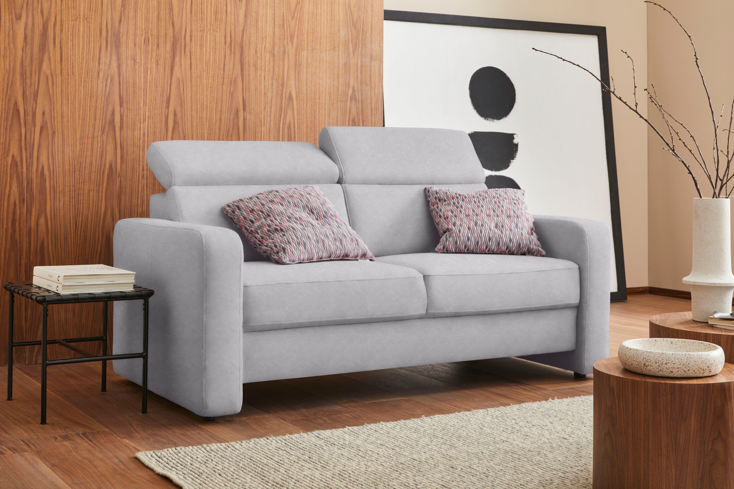 sit&more 2,5-Sitzer »Bologna«, inklusive Kopfteilverstellung und Federkern