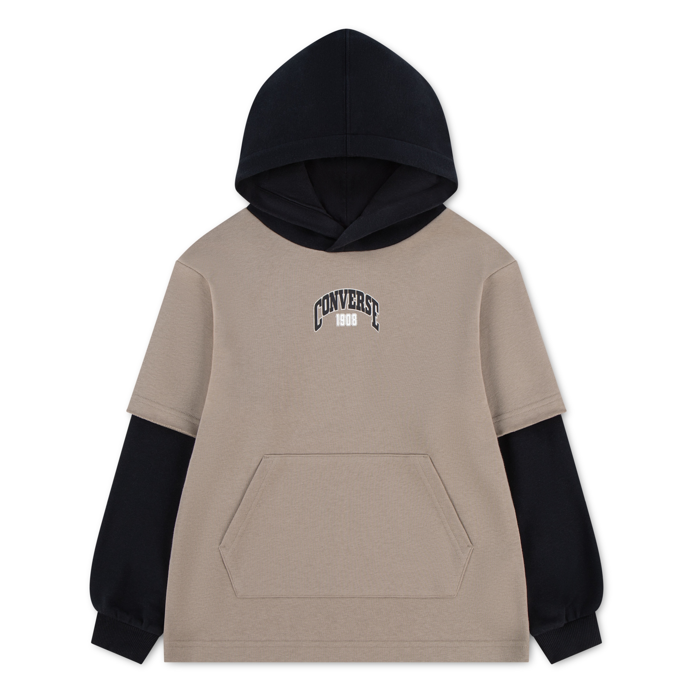 Converse Kapuzensweatshirt »CNVB VARCITY BLOCKED PO HOODIE«, für Kinder, aus Baumwolle und Polyester
