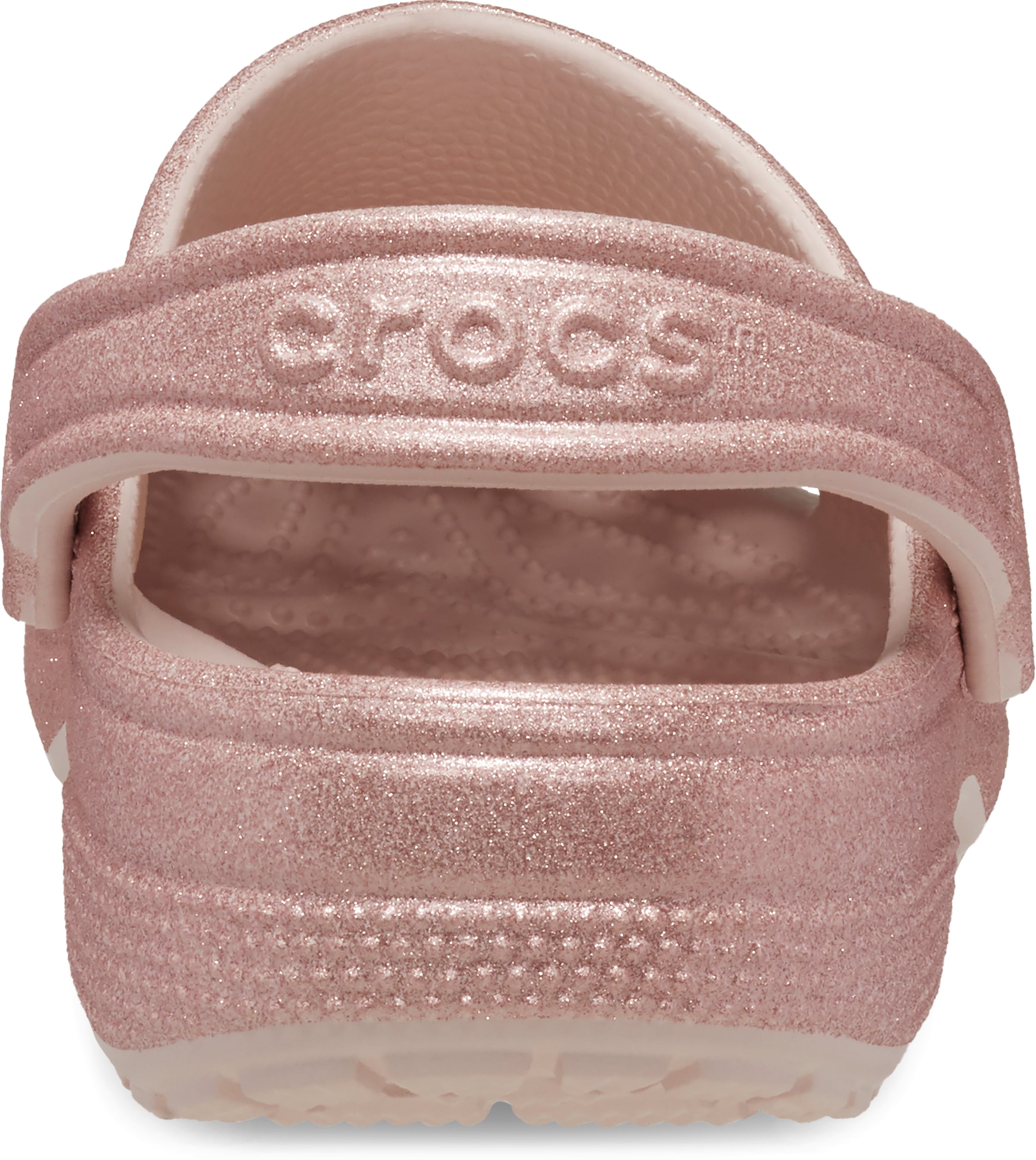 Crocs Hausschuh »Classic Glitter Clog, Badesandale,«, Sommerschuh, Schlappen, Schlupfschuh mit Glitzer verziert