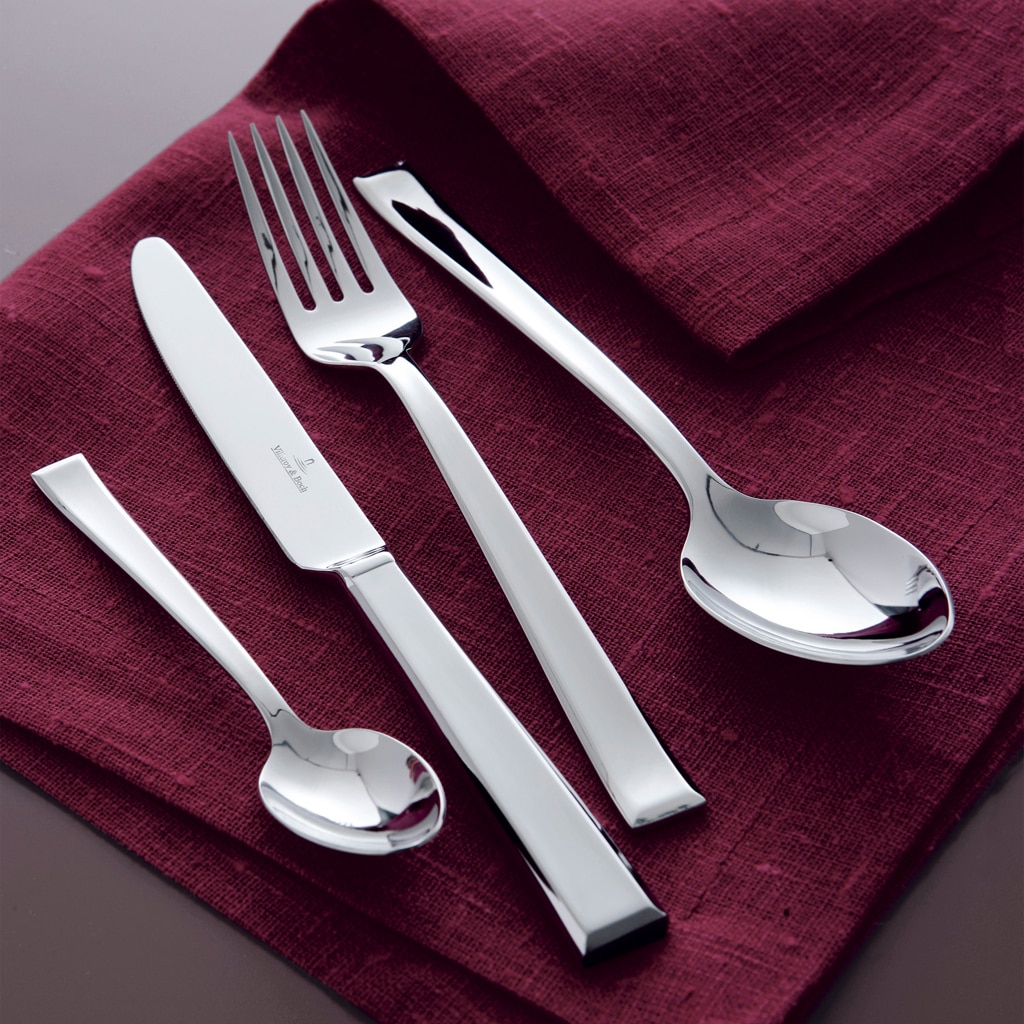 Villeroy & Boch Esslöffel »Tafellöffel Victor 204 mm 6er Set silber« Spülmaschinenfest