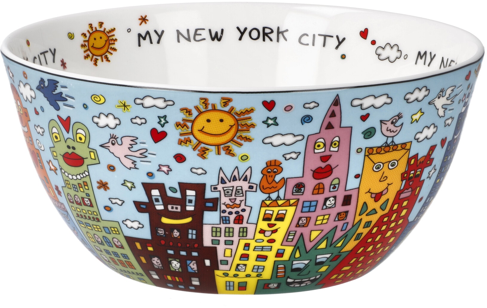 Goebel Dekoschale »Rizzi«, Pop Art, Fine Bone China, James Rizzi - My New York City Day