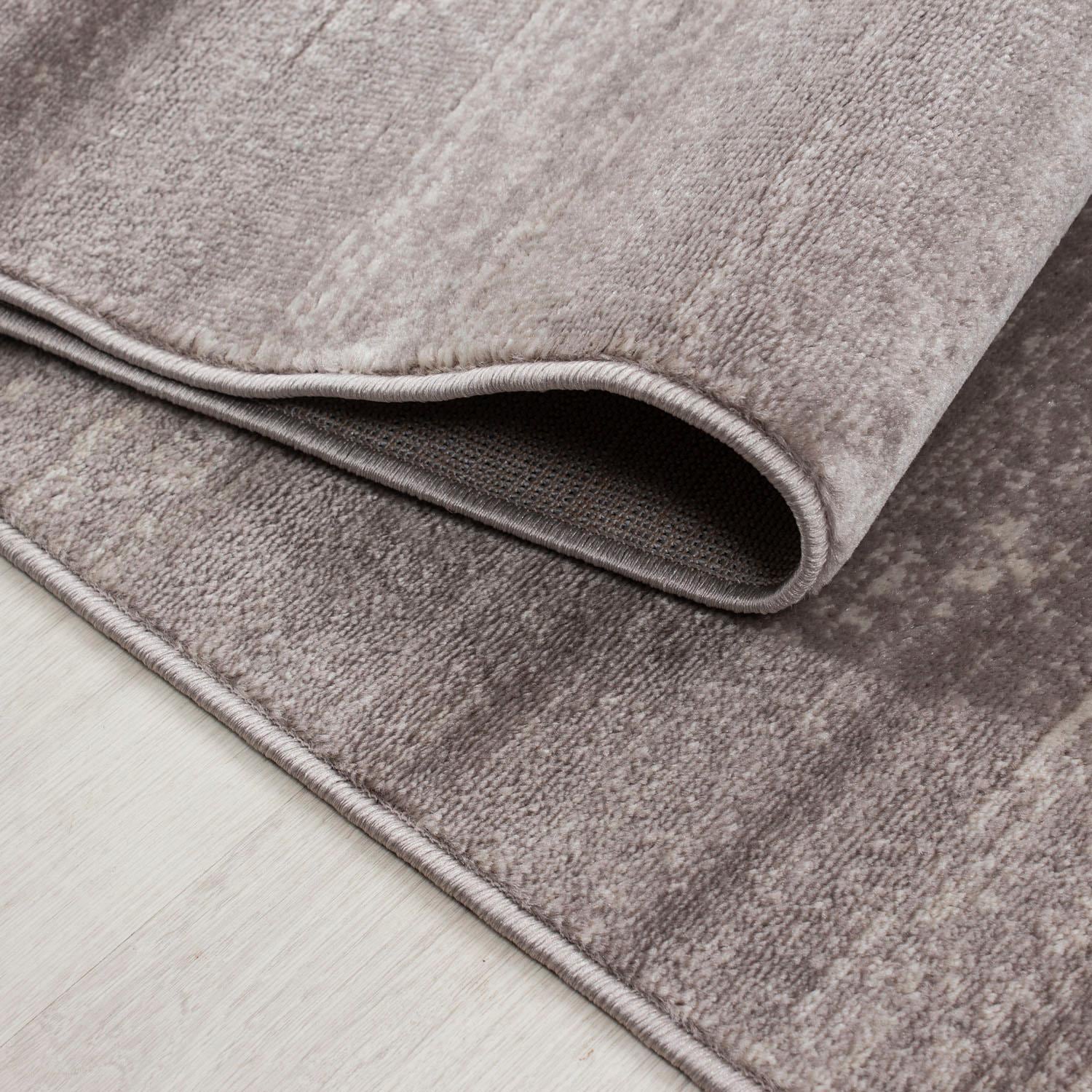 Ayyildiz Teppiche Teppich »Plus 8000«, rechteckig, 6 mm Höhe, Läufer, gestreifter Flachflor, robust, Webteppich, alle Räume
