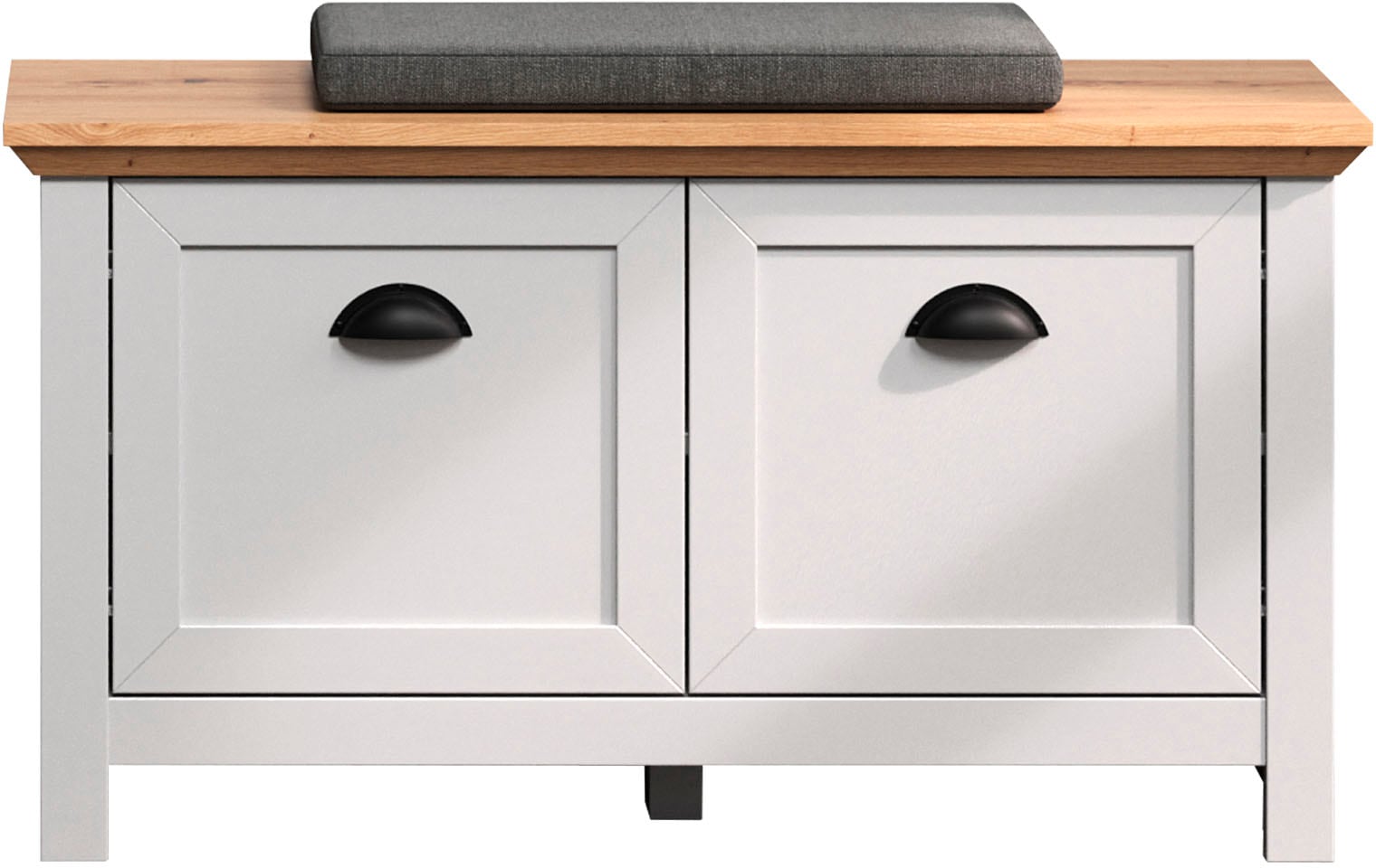 Home affaire Garderobe »Herzwill«, (1 St.), Sitzbank / Schuhschrank mit den Maßen B/H/T ca.: 91/49/41 cm