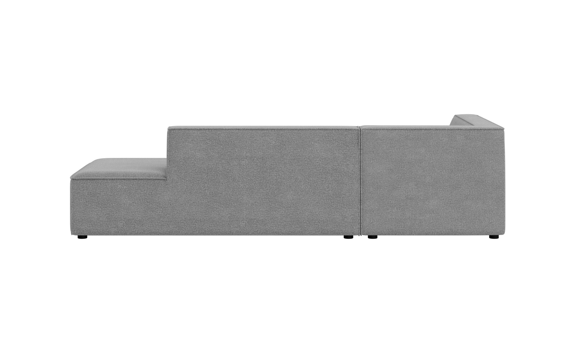 INOSIGN Ecksofa »Ecksofa Cavan mit Ottomane links oder rechts bestellbar«, L-Form mit Wellenunterfederung, Maße B/T/H: 270/180/72 cm