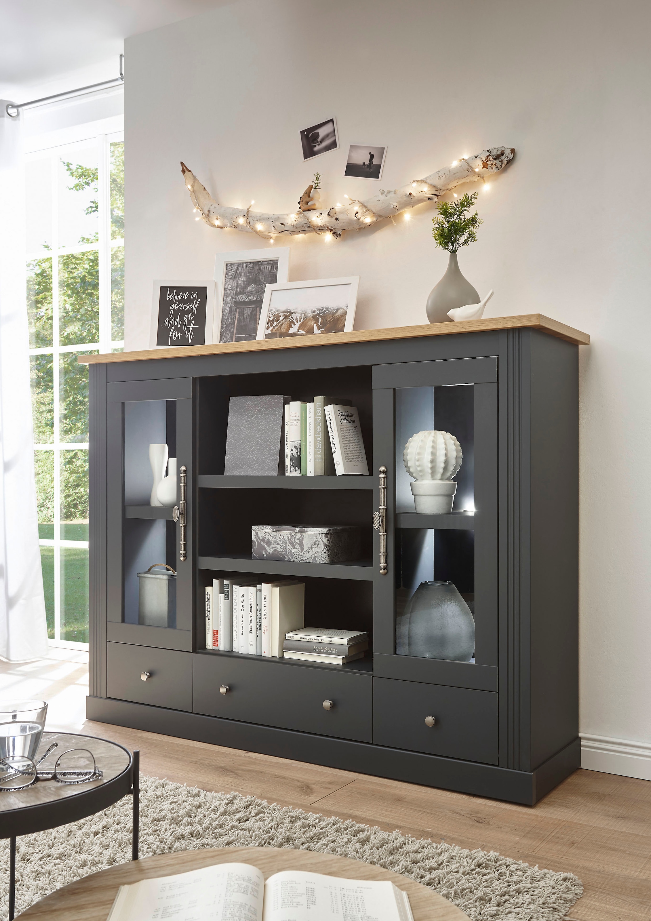 Home affaire Highboard »Westminster«, im angesagten Landhaus-Look bestellen  bei OTTO