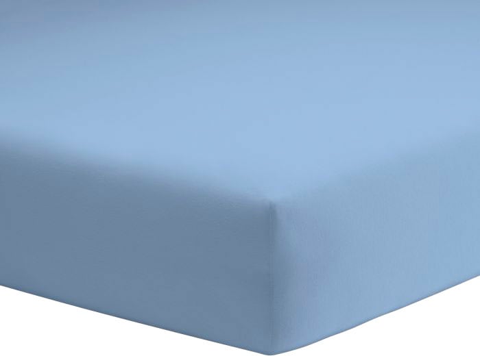 Schlafgut Spannbettlaken »Mako-Jersey aus 100% Baumwolle, Bettlaken«, für Matratzen bis 20 cm Höhe, in 90x200, 140x200 oder 180x200 cm