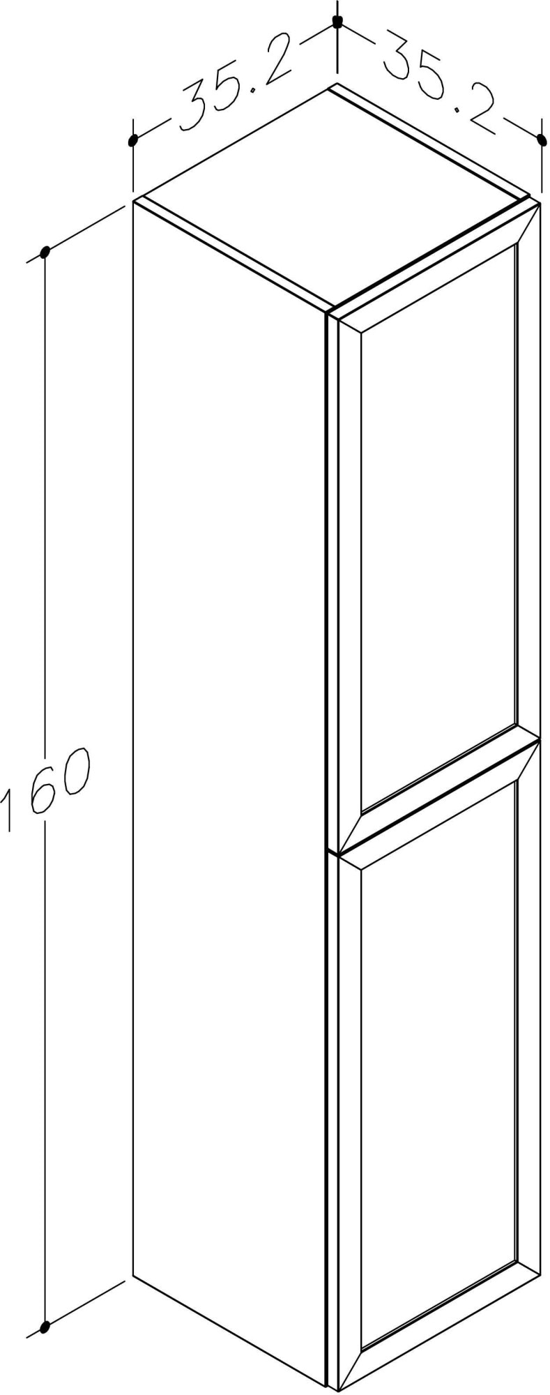welltime Hochschrank »Rustic«, Höhe 160 cm, mit Soft-Close-Funktion, FSC®-zertifiziert