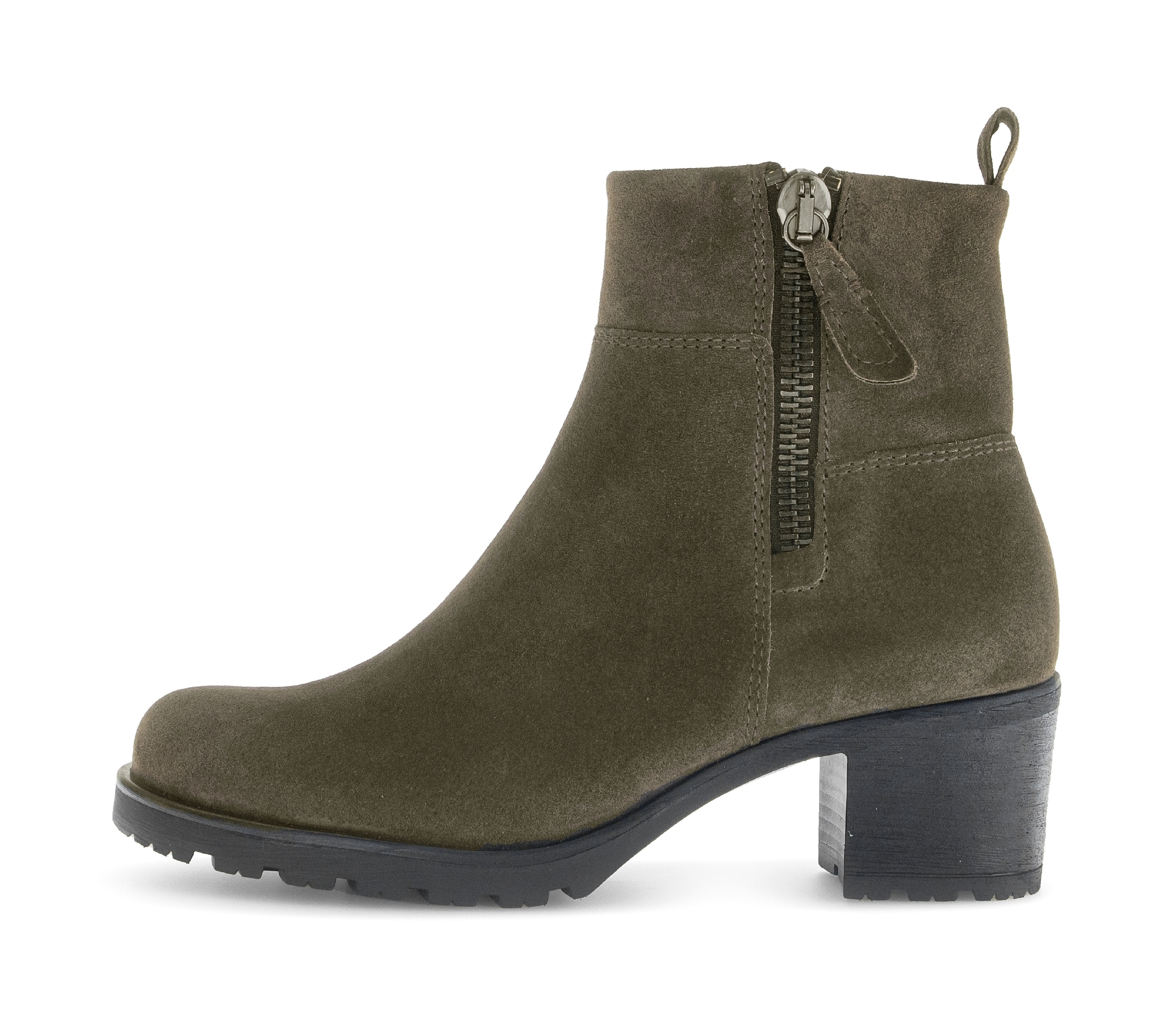 Gabor Stiefelette »St. Tropez«, Blockabsatz, Boots mit Zierreißverschluss außen, G-Weite