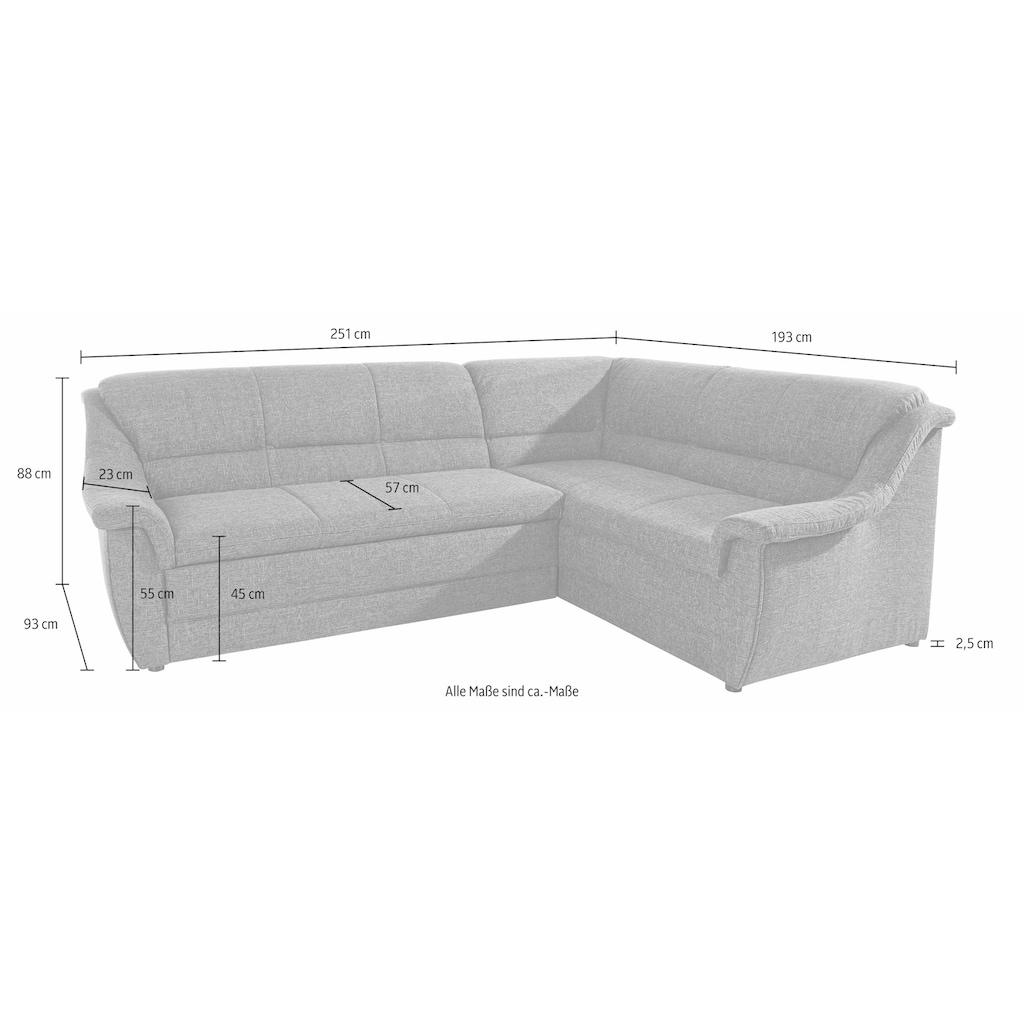 DOMO collection Ecksofa »Lale«