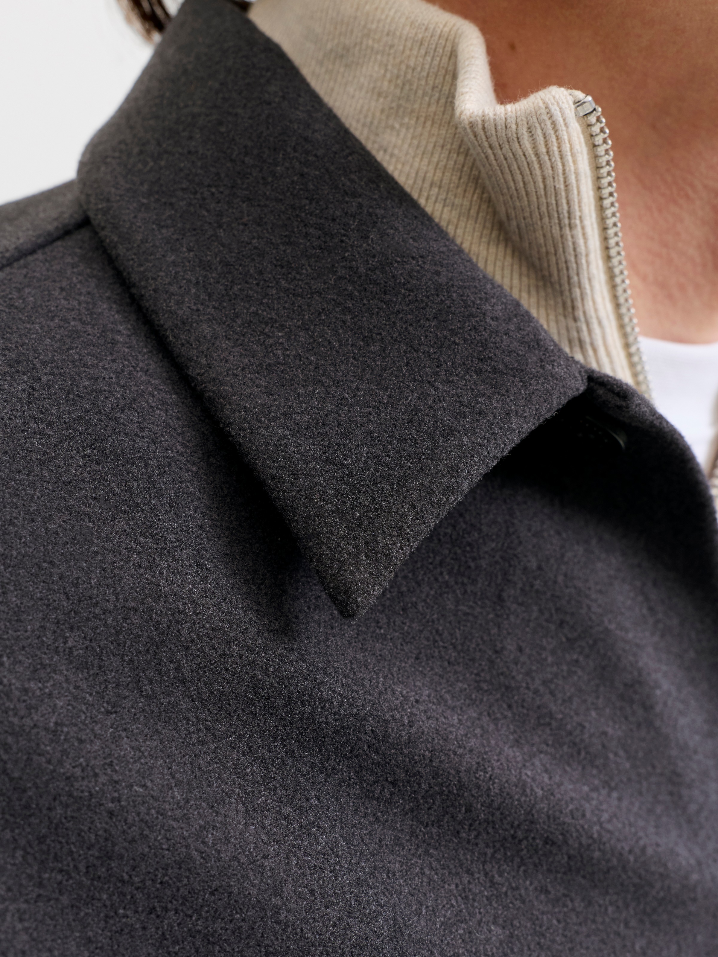 Jack & Jones Langarmhemd »JJEREGENT OVERSHIRT LS SN« Polyester, relaxed fit