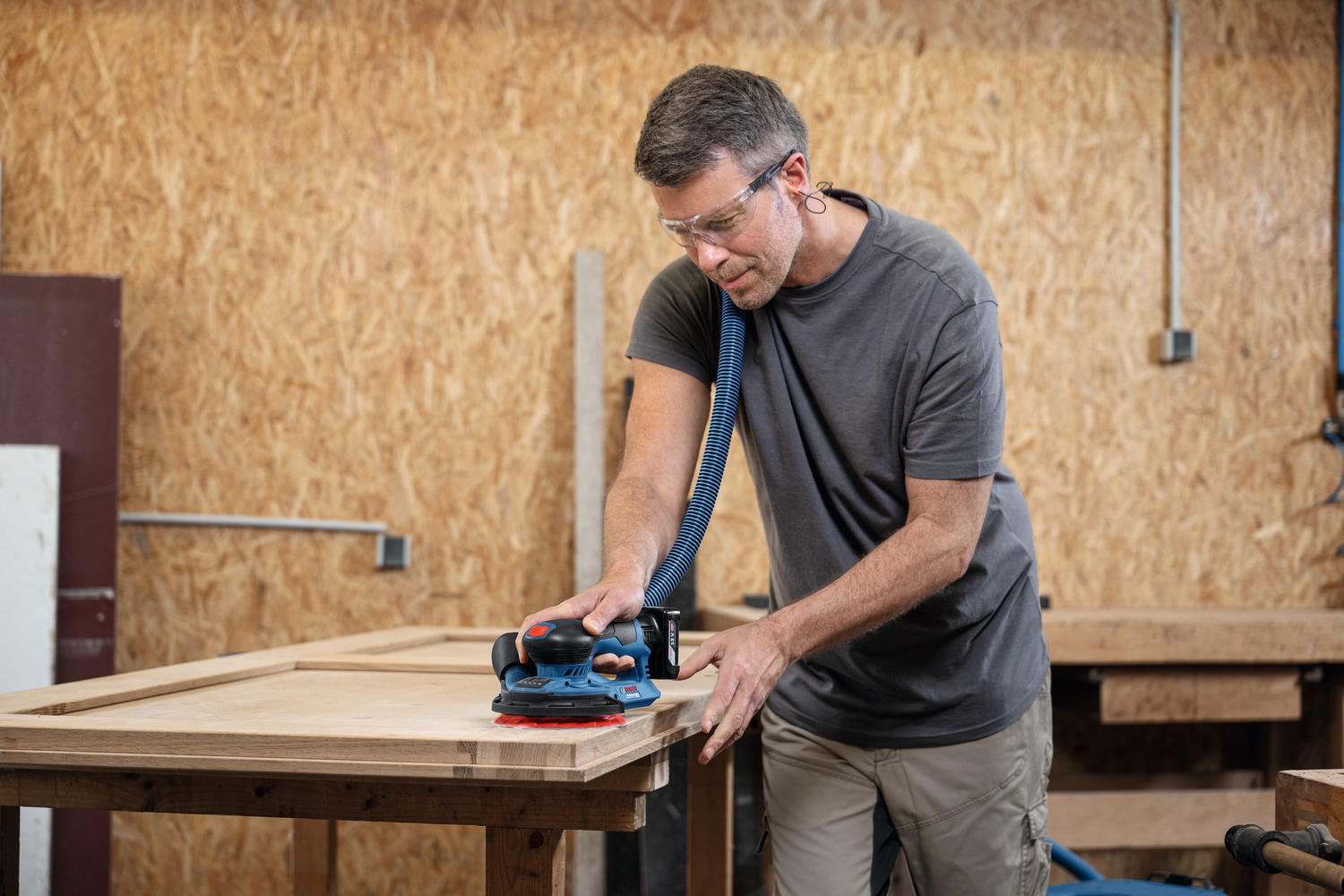 Bosch Professional Akku-Exzenterschleifer »GEX 12V-150-3 Professional solo« ohne Akku und Ladegerät
