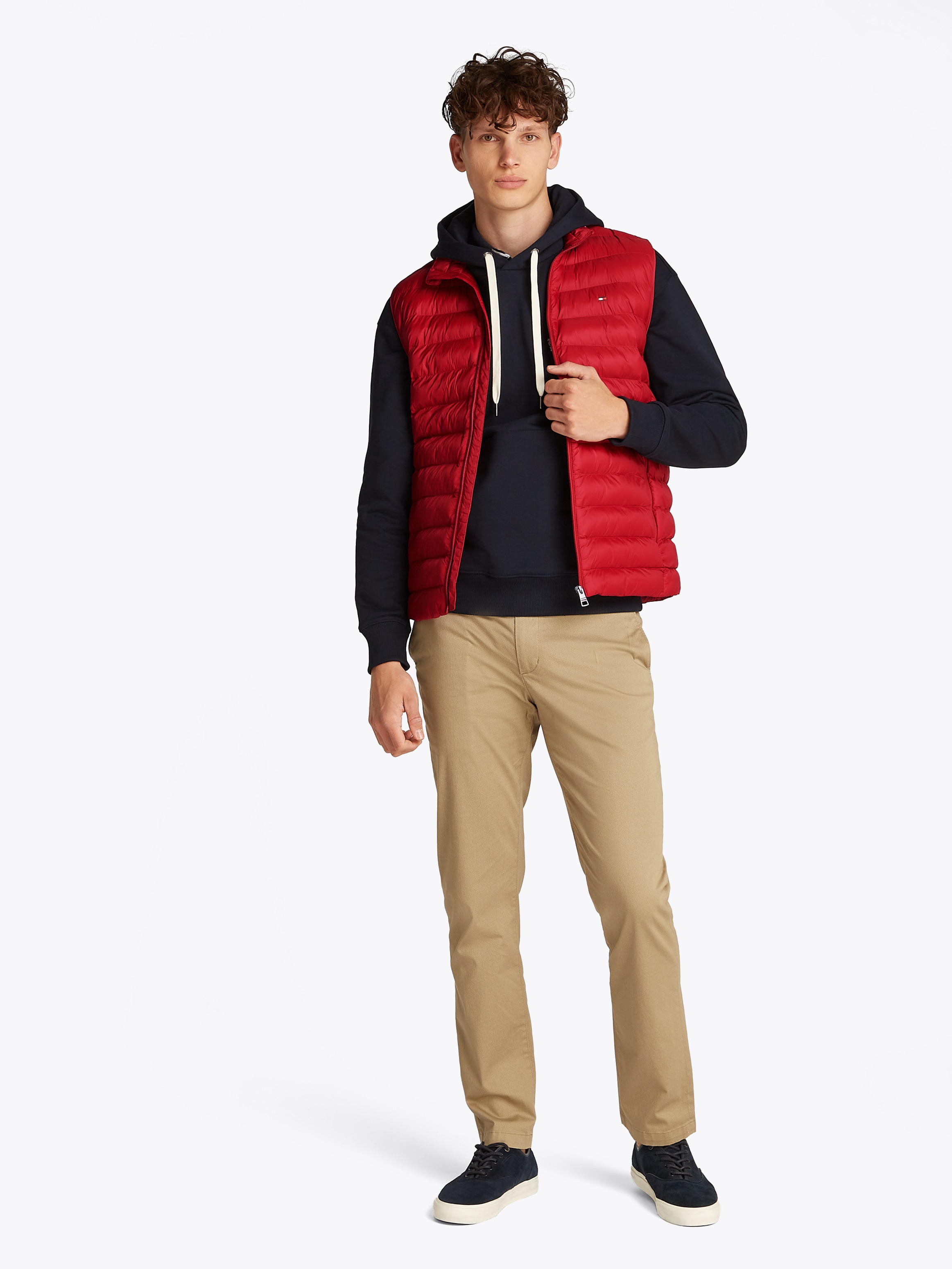 Tommy Hilfiger Steppweste »PACKABLE RECYCLED VEST«, mit Logostickerei