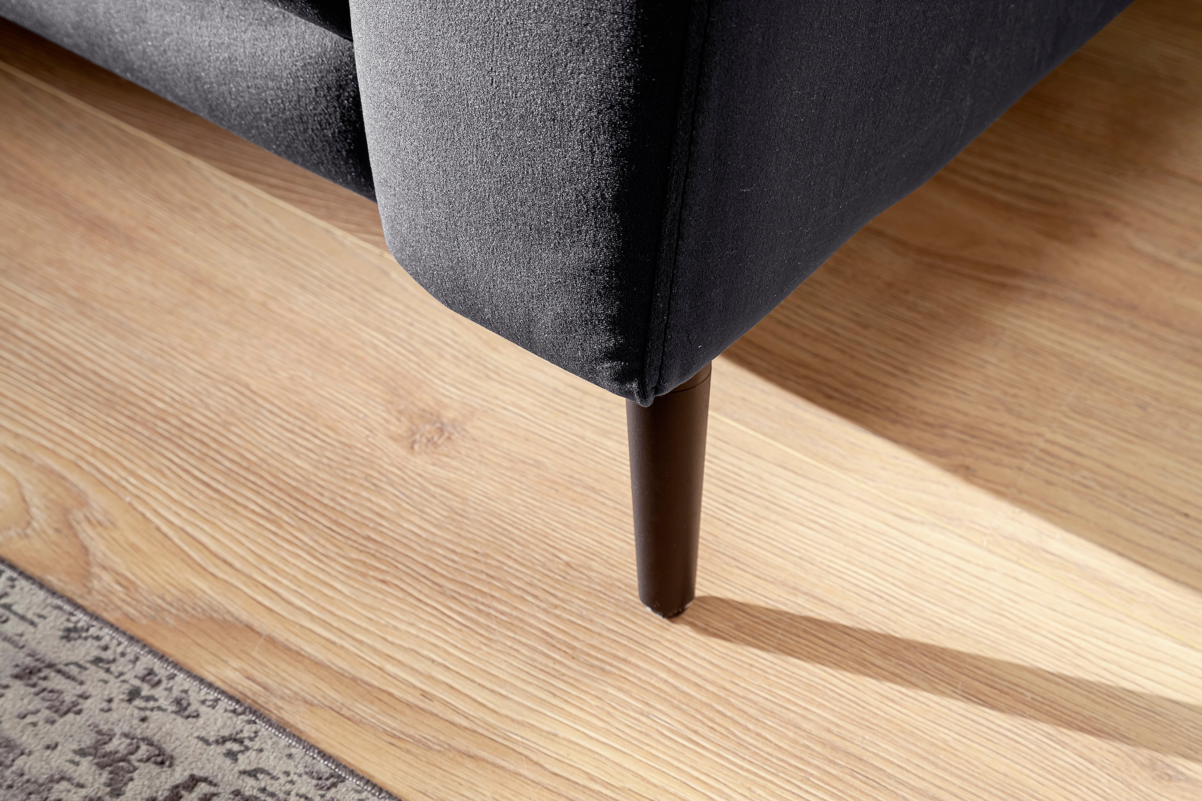 Trends by HG Polsterecke »Barcelona L-Form«, mit Metallfuss, frei im Raum stellbar