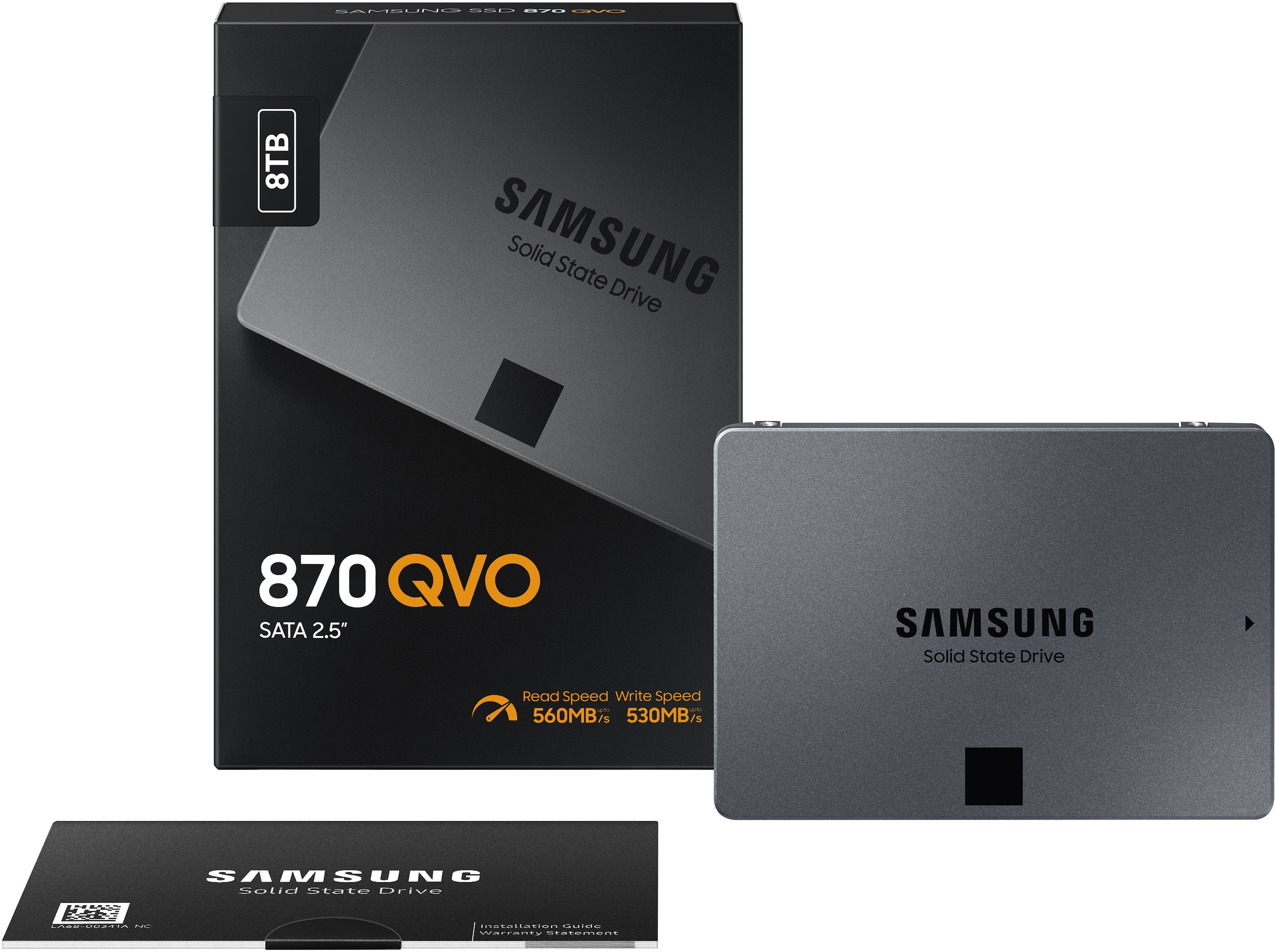 Samsung interne SSD »870 QVO«, 2,5 Zoll, Anschluss SATA III