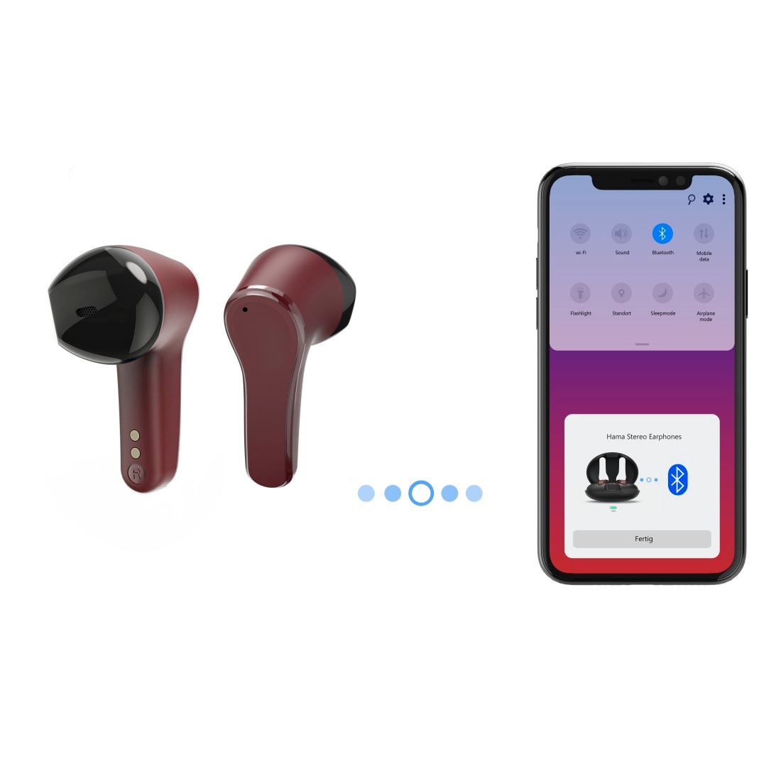 Hama  »Bluetooth-Kopfhörer In-Ear (Wireless Charging, 16 h Akku, ENC)«