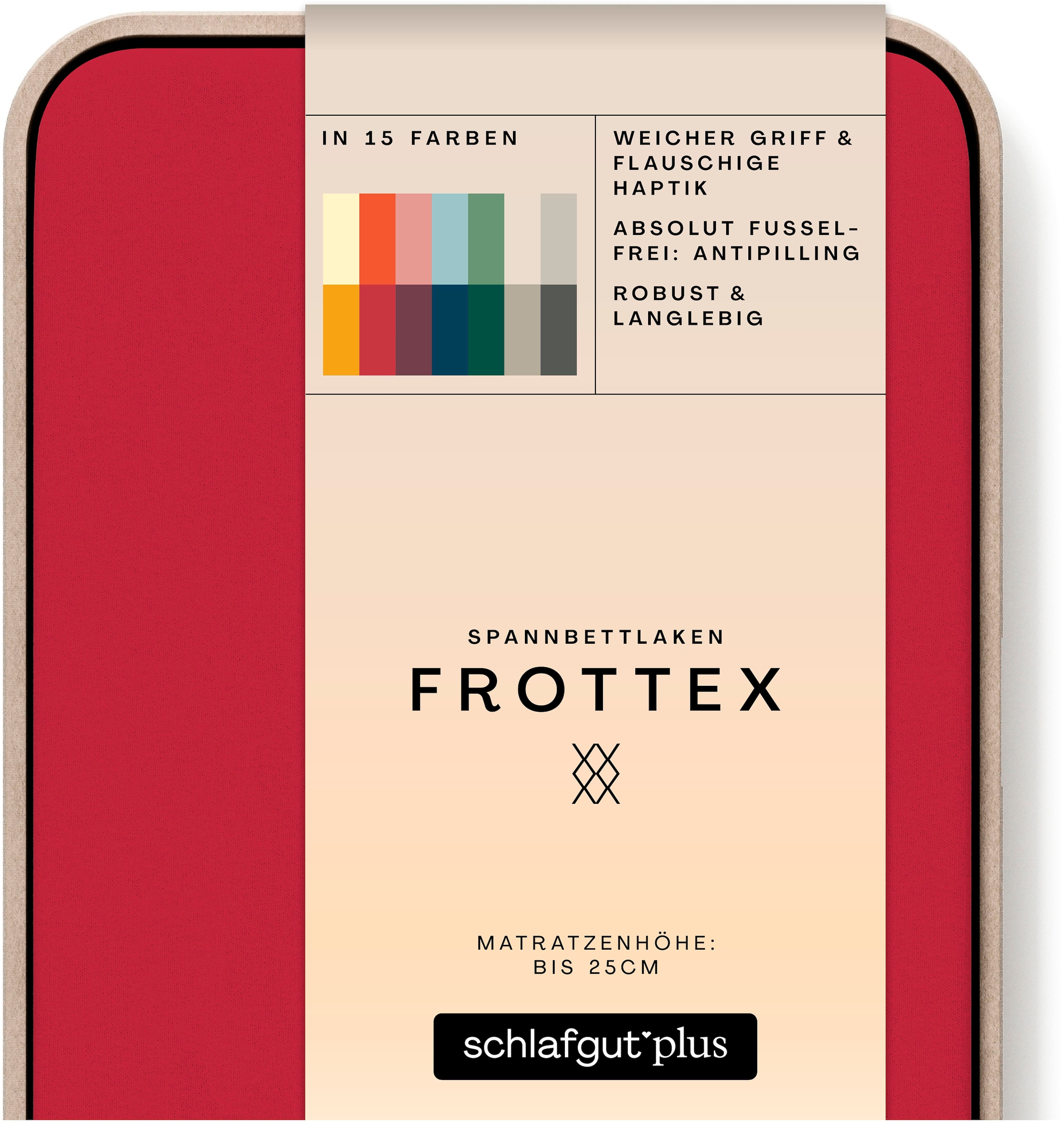 Schlafgut Spannbettlaken »Frottex«, 100% Frottee