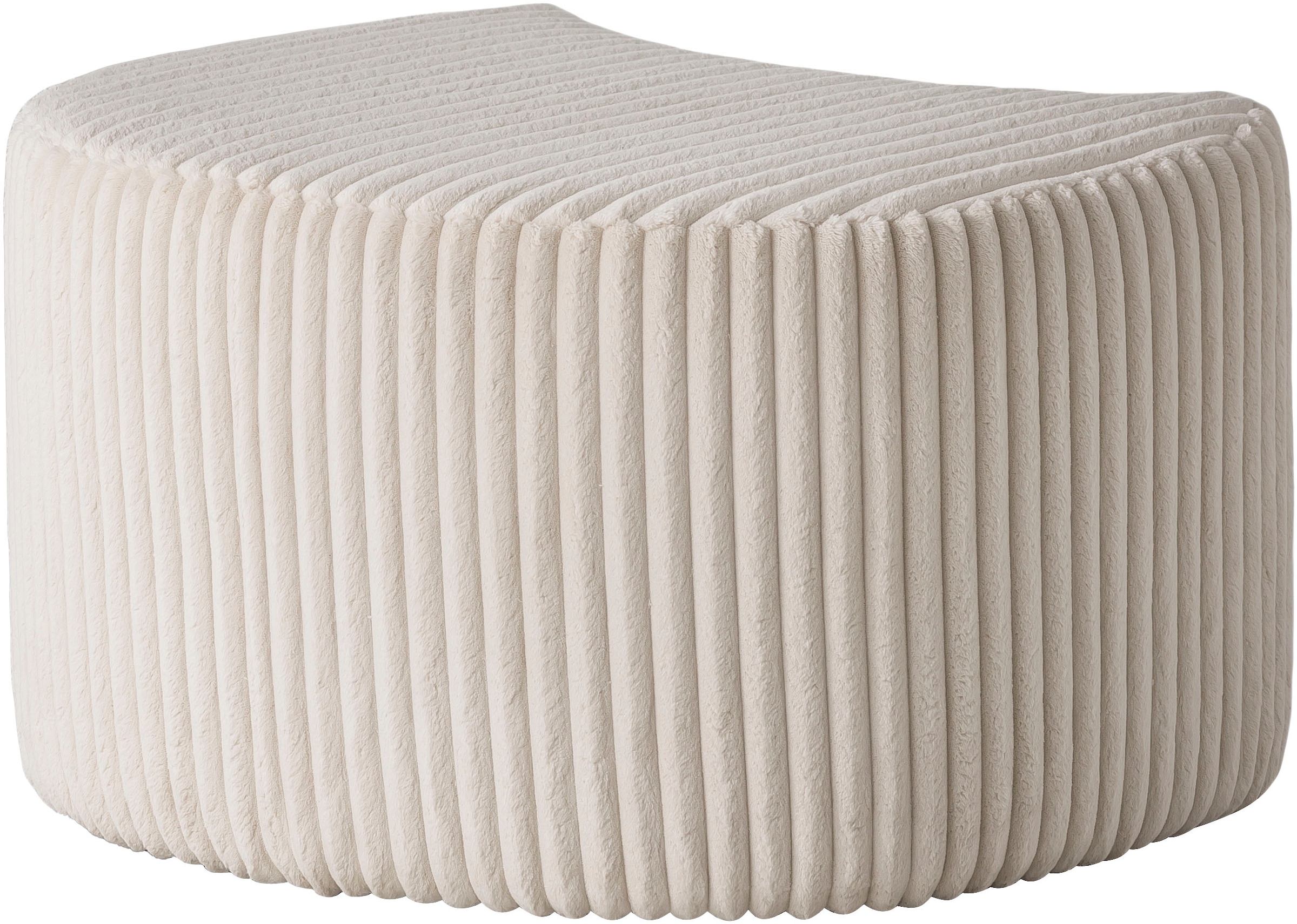 Home affaire Hocker »MAISIE, passende Ergänzung zum Big-Drehsessel« MAISIE, in Mega-Cord und Web-Velours