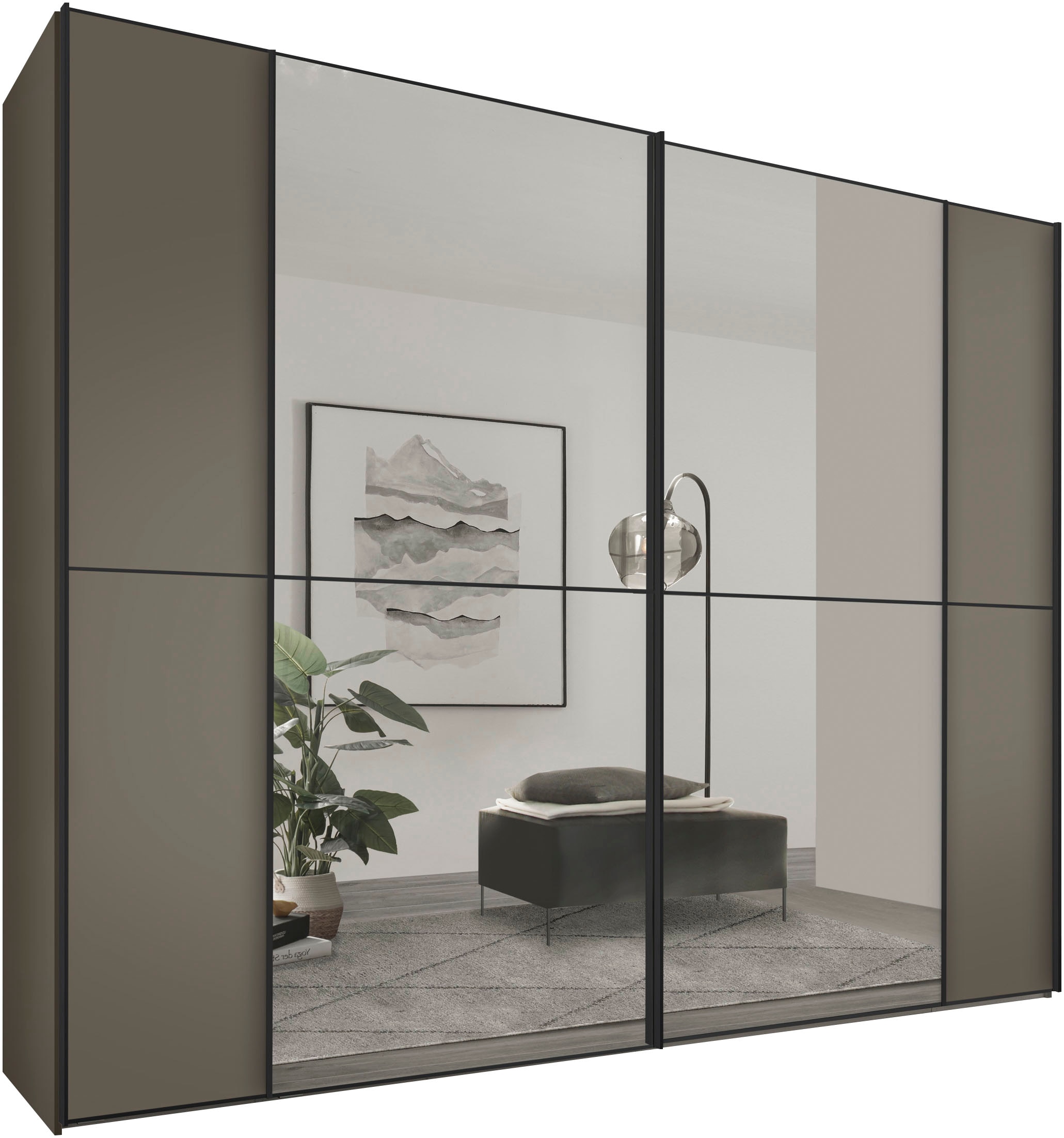 STAUD Schwebetürenschrank »Sonett 220G, Made in Germany« , mit vier verschiedenen Ausstattungsvarianten