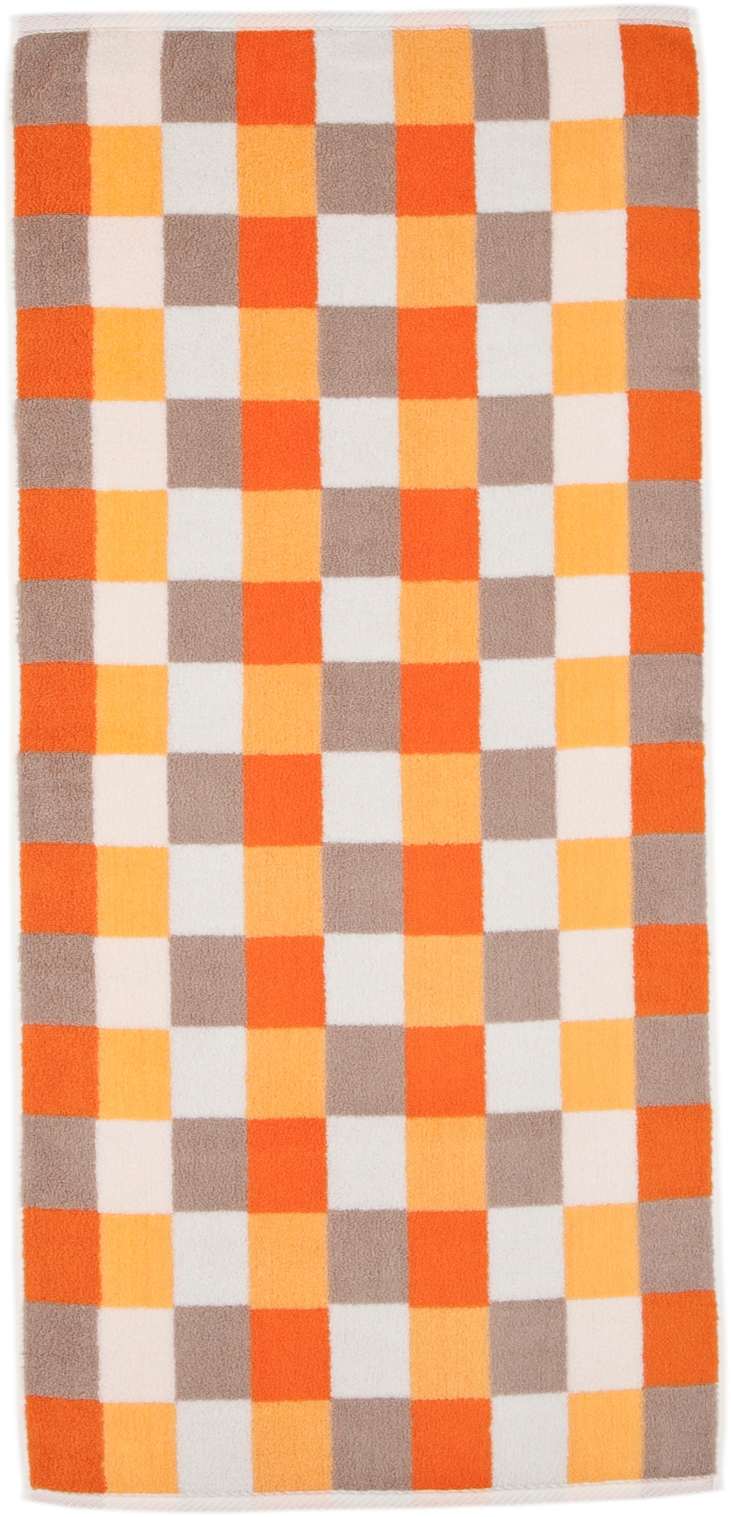 ROSS Handtücher »Würfelfond«, (Set, 2 St., 2 Handtücher), 100% Baumwolle