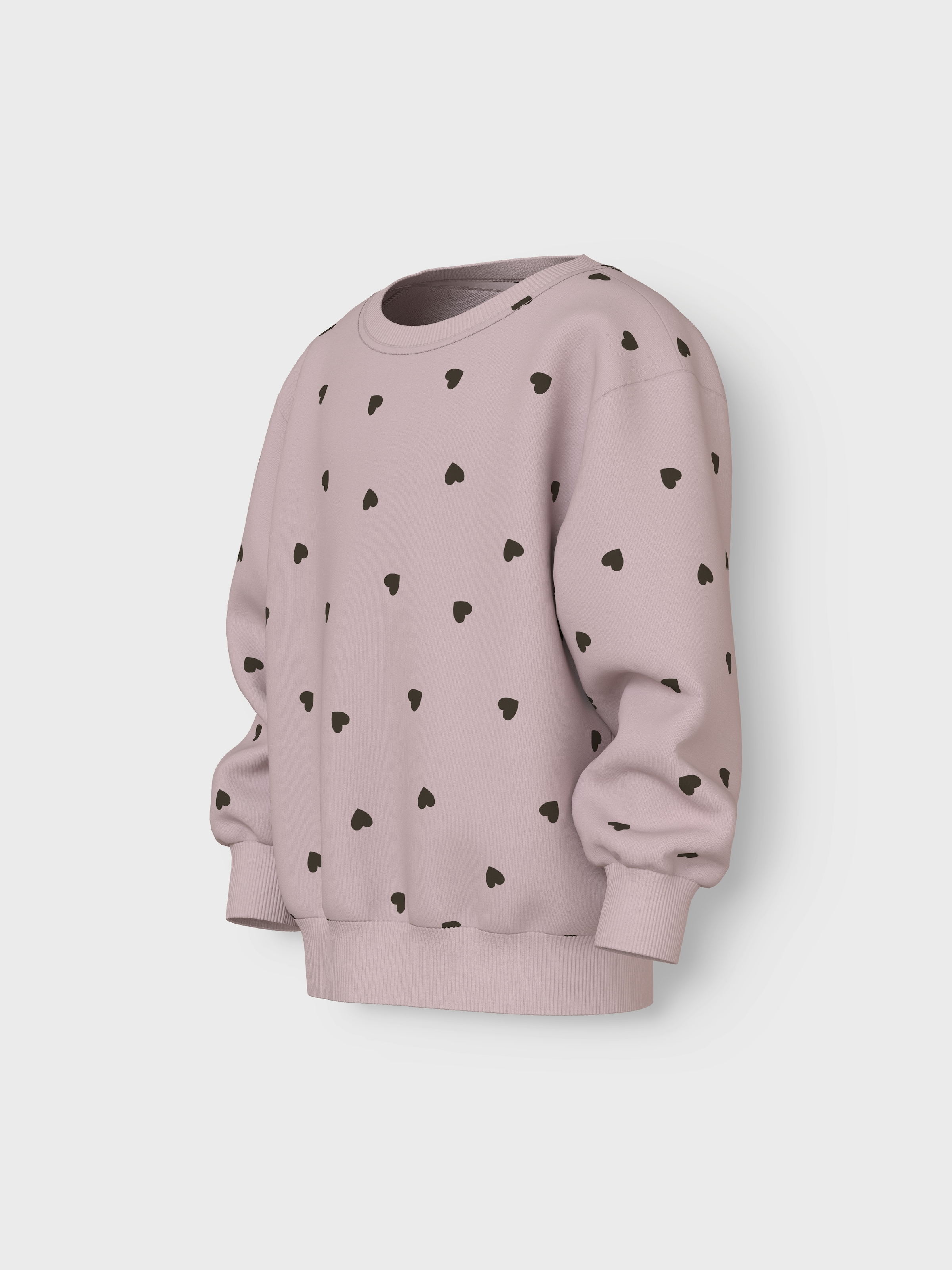 Name It Sweatshirt »NMFNEHEART NREG SWEAT BRU«