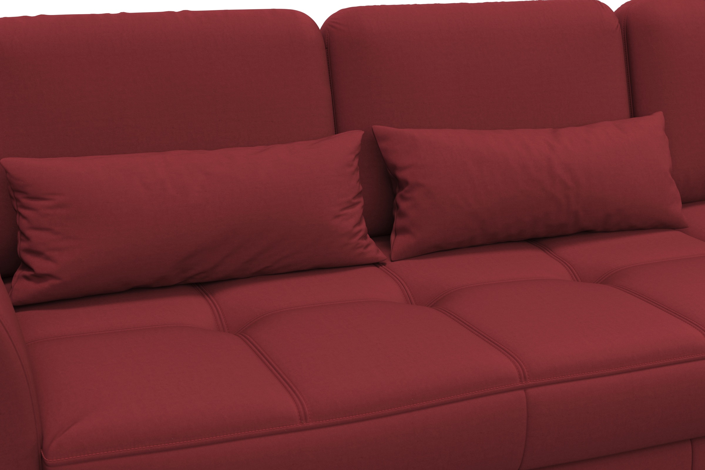 sit&more Ecksofa »Bendigo L-Form«, inklusive Sitztiefenverstellung, Bodenfreiheit 15 cm, 2 Fußfarben