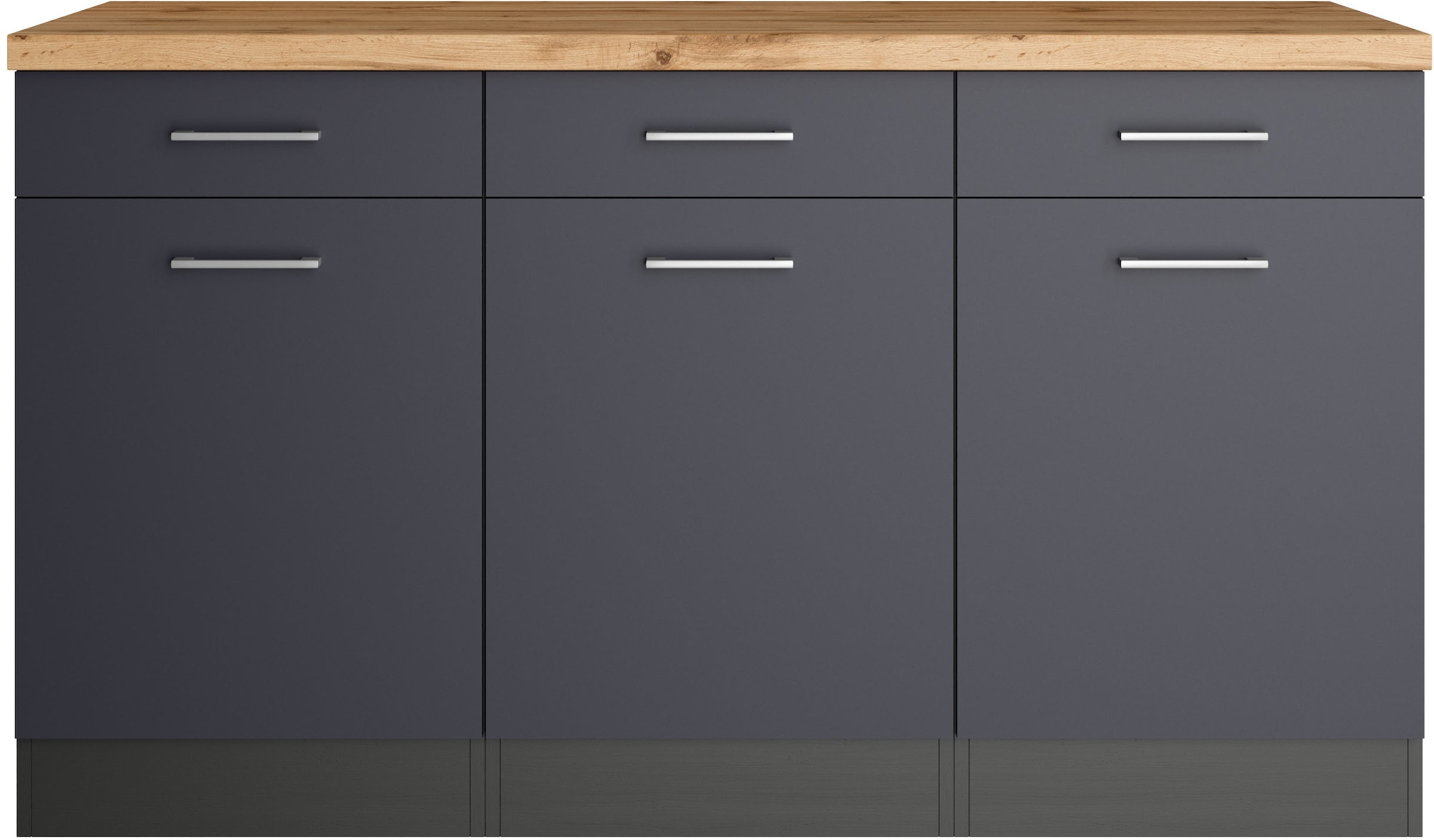 KOCHSTATION Unterschrank »KS-Milan«, HELD Möbel, Unterschrank 150 cm, matte oder hochglänzende Fronten