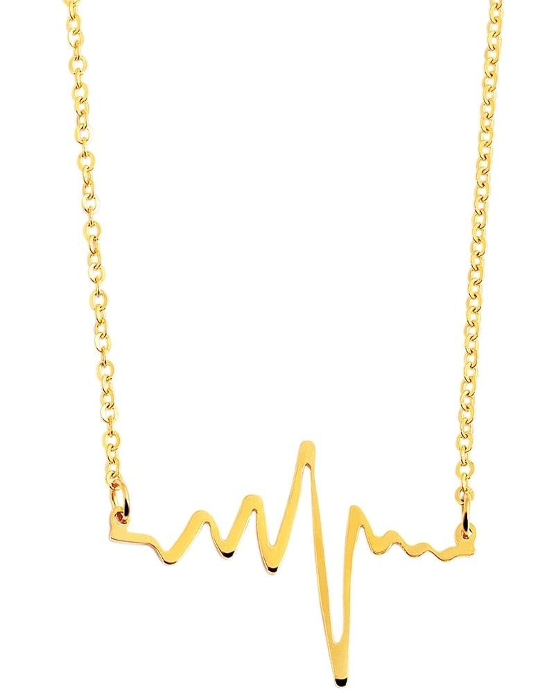 Adelia´s Gliederkette »Damen Halskette ¿ Ankerkette Herz aus Edelstahl 43 cm«