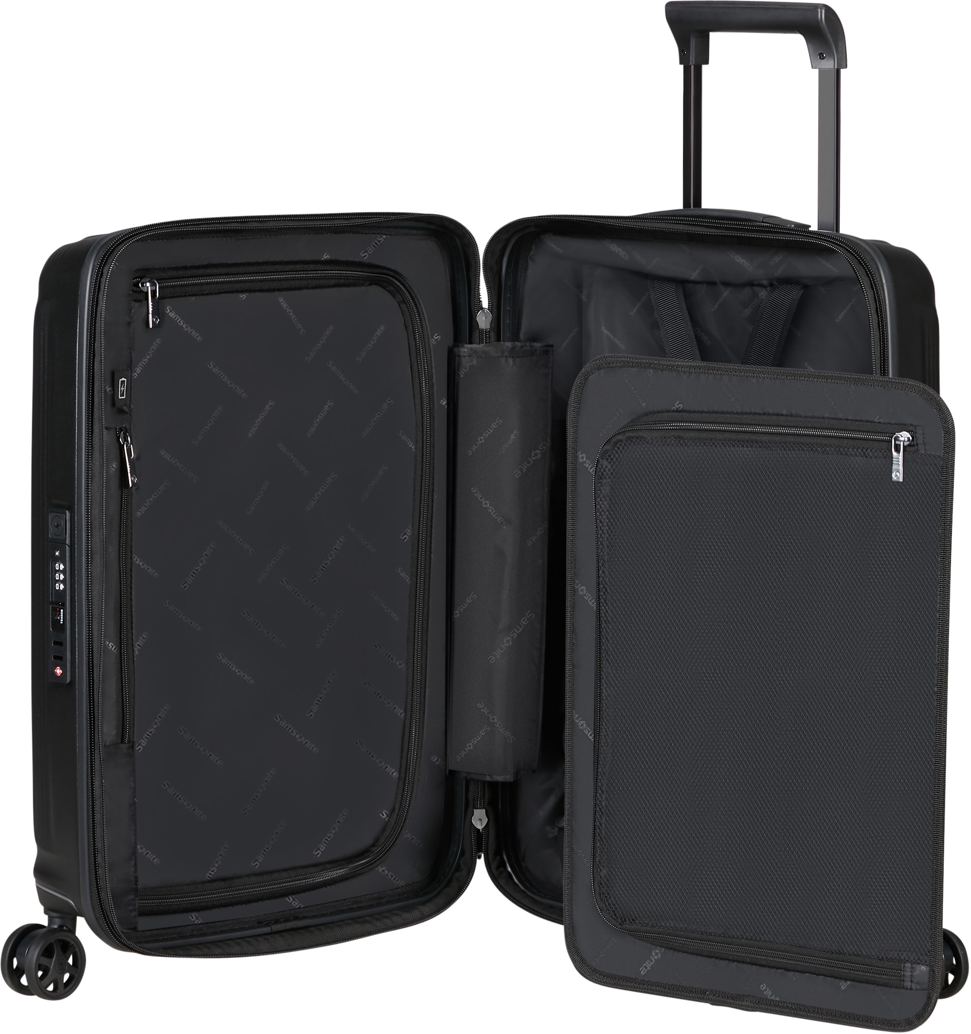 Samsonite Hartschalen-Trolley »NUON, verschiedene Größen und Farben«, 4 Rollen, Hartschalen-Koffer TSA-Zahlenschloss Volumenerweiterung bei S/XL