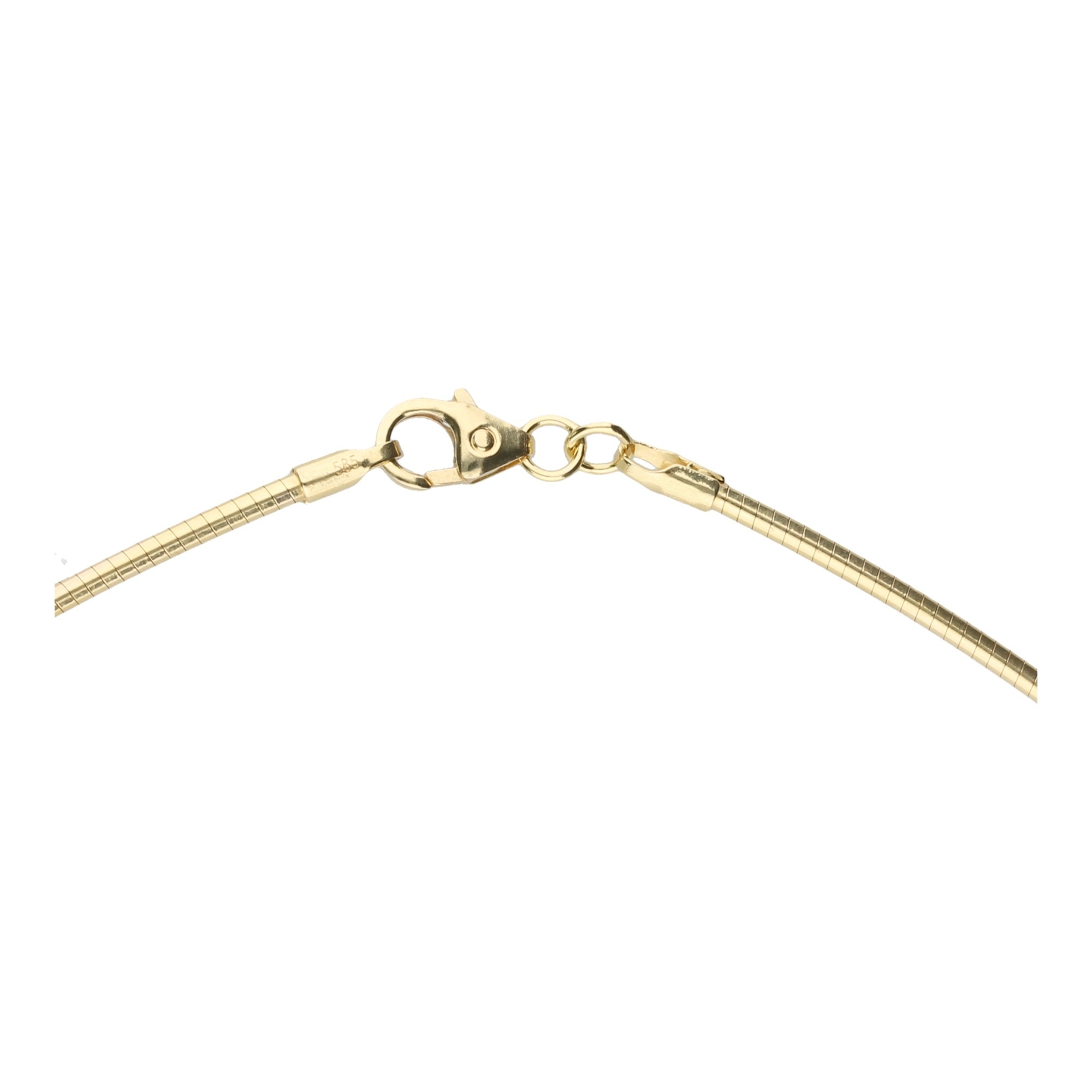 Luigi Merano Goldkette »Kette Omegakette, massiv, Gold 585«