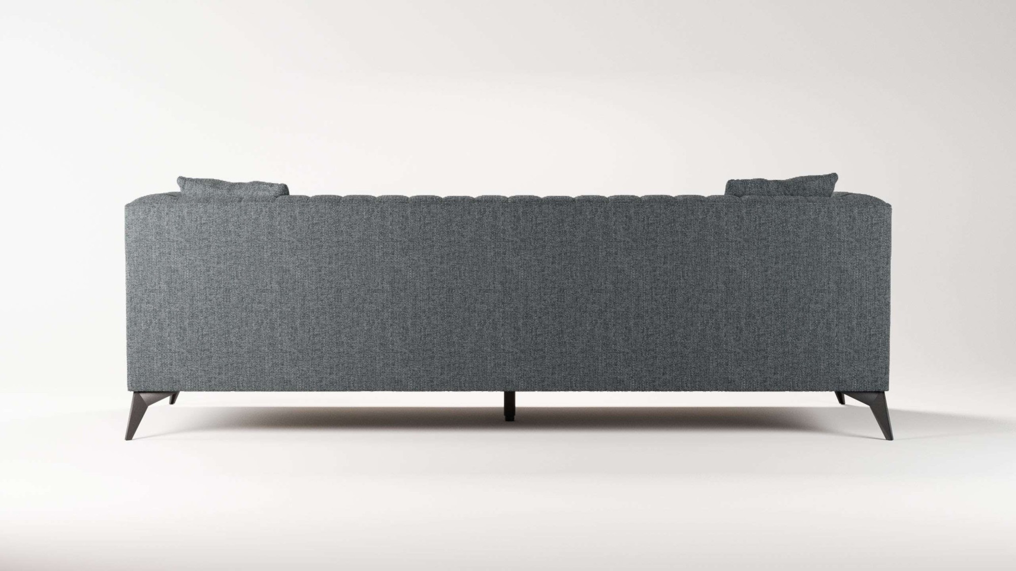 Places of Style 4-Sitzer »MATTHEW elegantes Designsofa, Maße B/T/H: 231/86/74 cm«, XXL, Steppung im Rücken, lose Sitzkissen, incl 2. Zierkissen