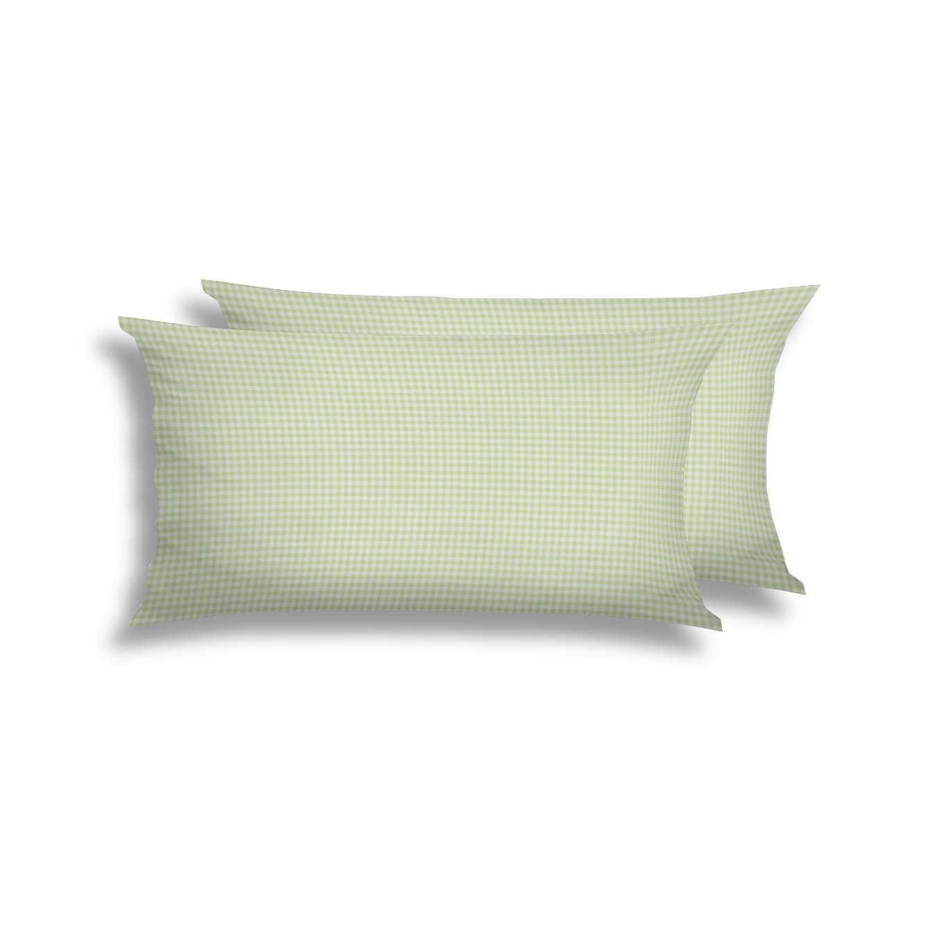 Florella Bettwäsche »»Karo Five salbei « Edel-Satin,  100% Baumwolle«