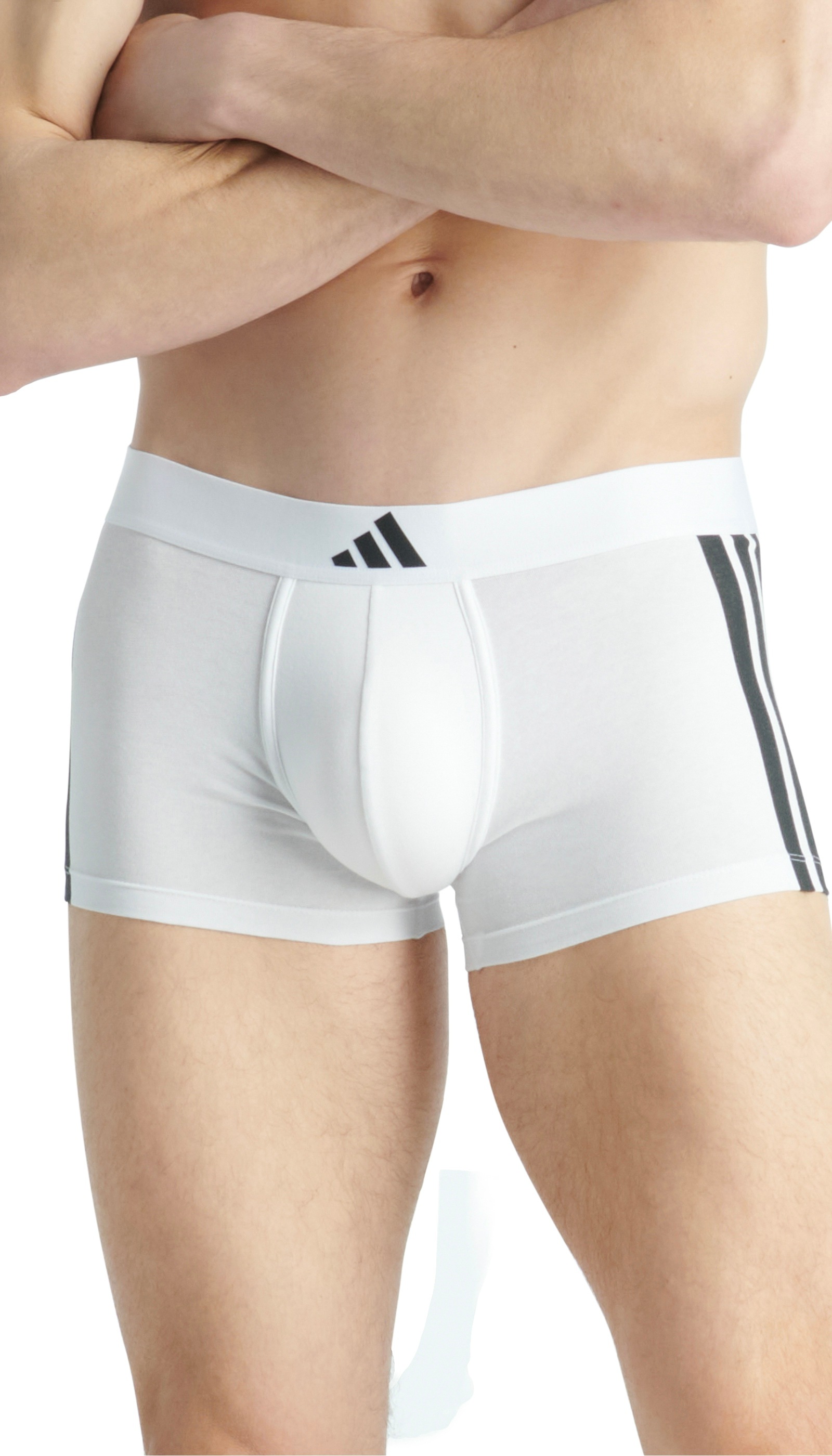adidas Sportswear Trunk »Active Flex Cotton 3 Stripes«, (2er Pack), 4-Wege-Stretch
