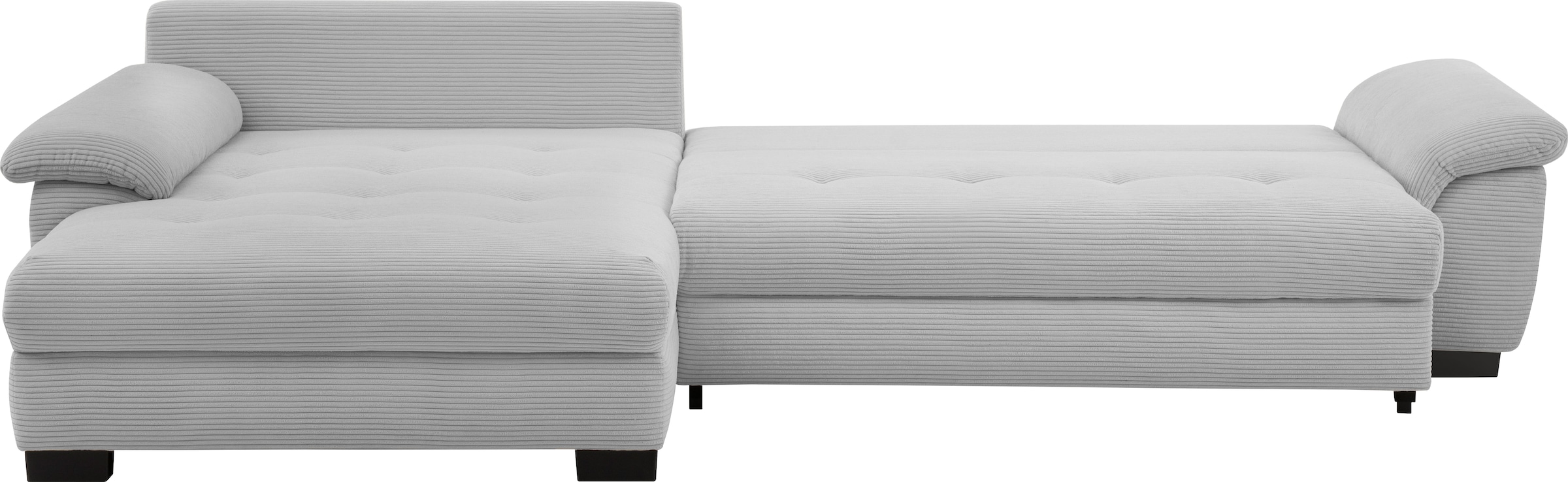 Mr. Couch Ecksofa »Dario, L-Form, mit Bett und Bettkasten« wahlweise mit Kaltschaum