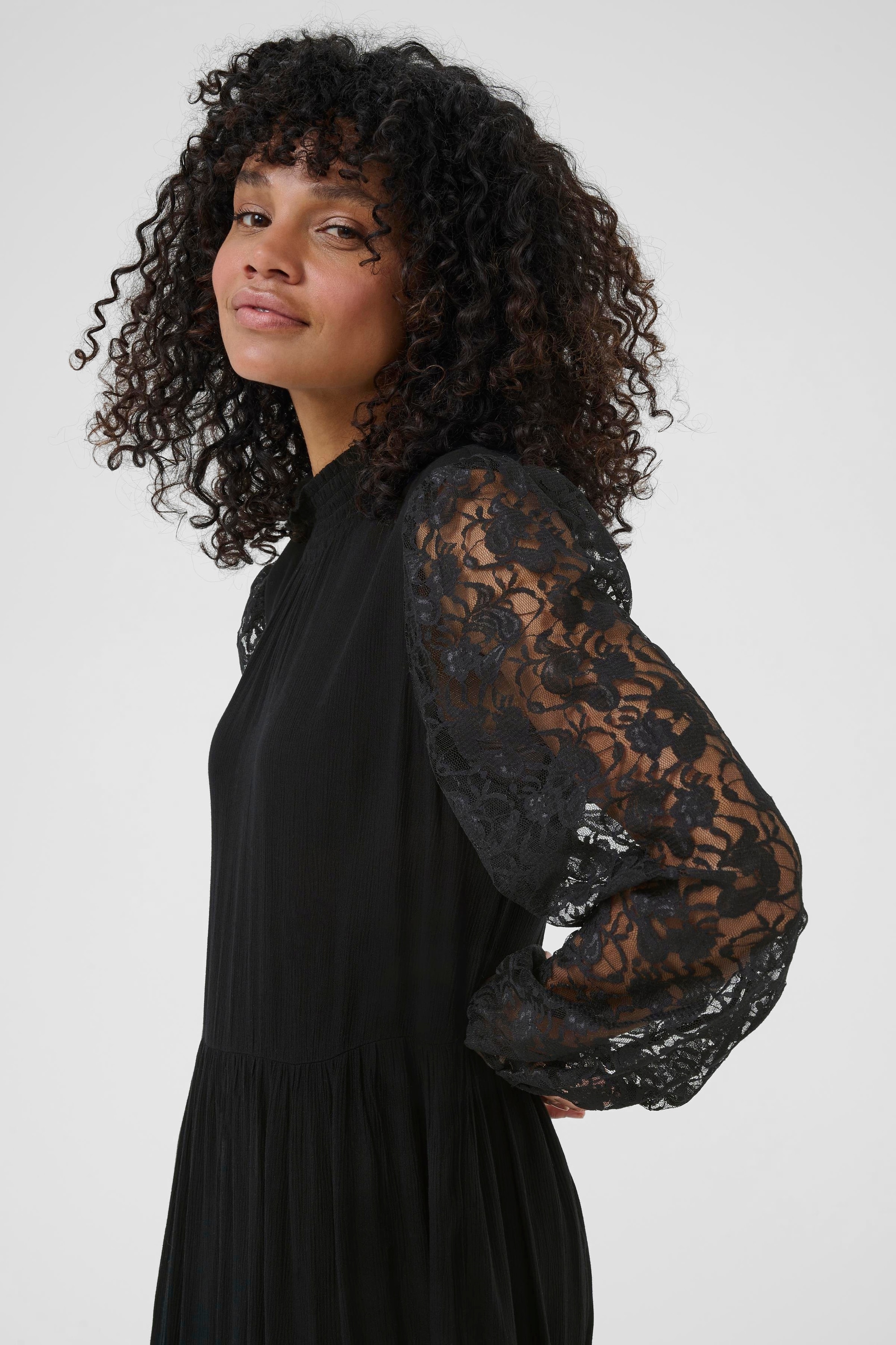 KAFFE Midikleid »Kleid KAstine«