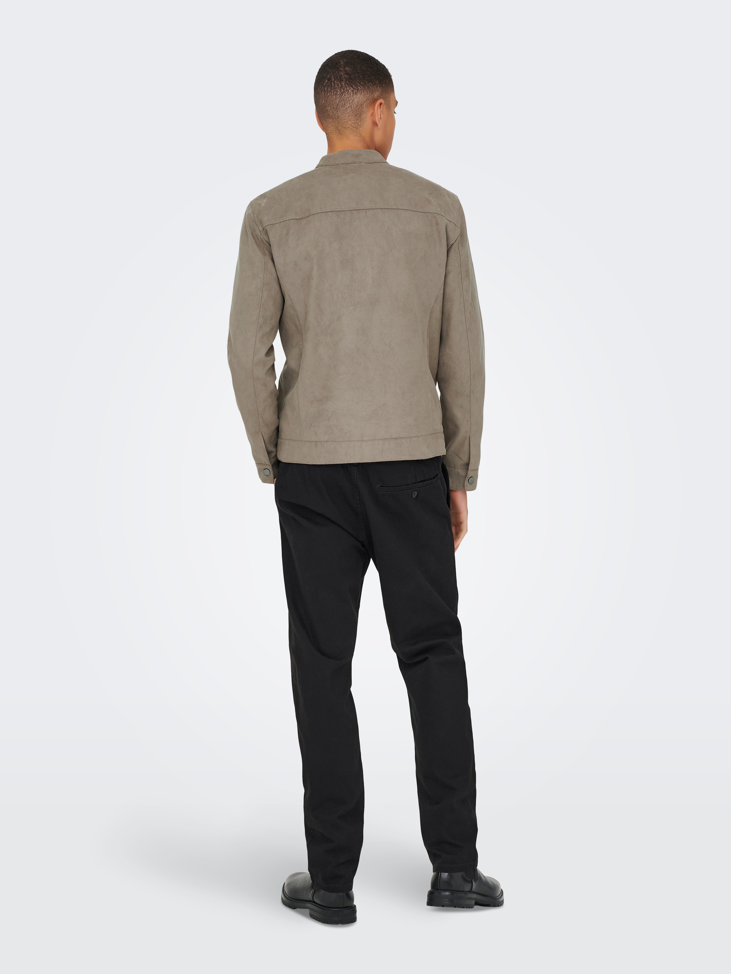 ONLY & SONS Bomberjacke »ONSMIKE FAKE SUEDE JACKET OTW«, ohne Kapuze