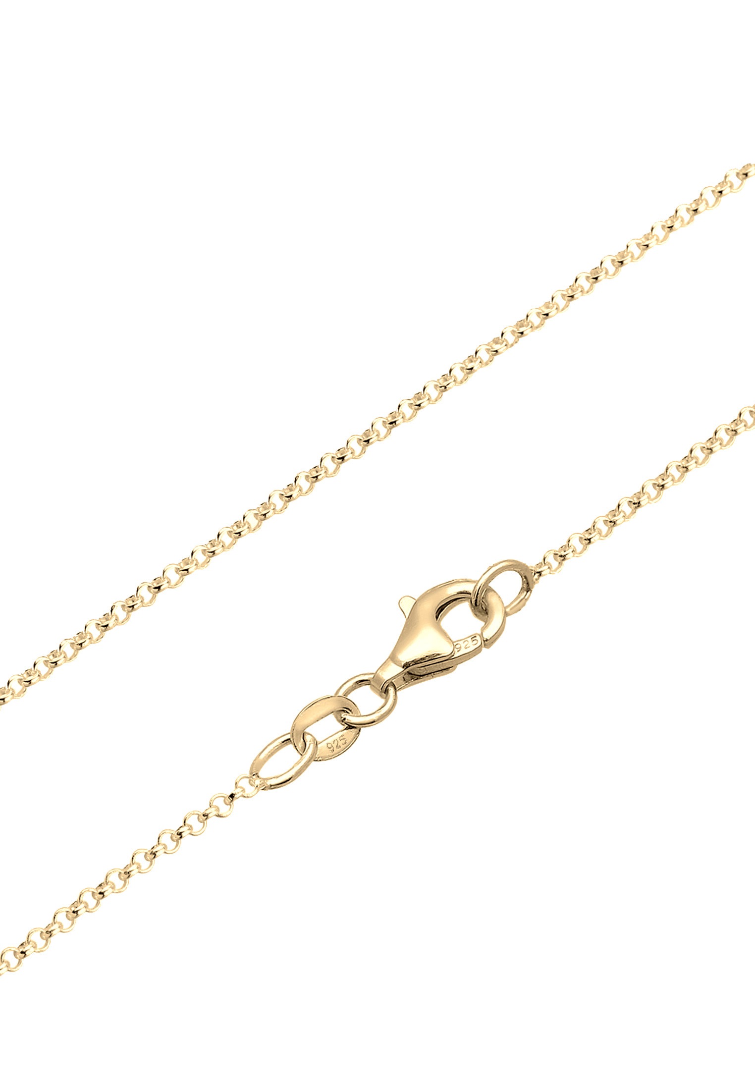Elli Kette mit Anhänger »Halskette Marienbild Stern Glaube 925 Sterling Silber«