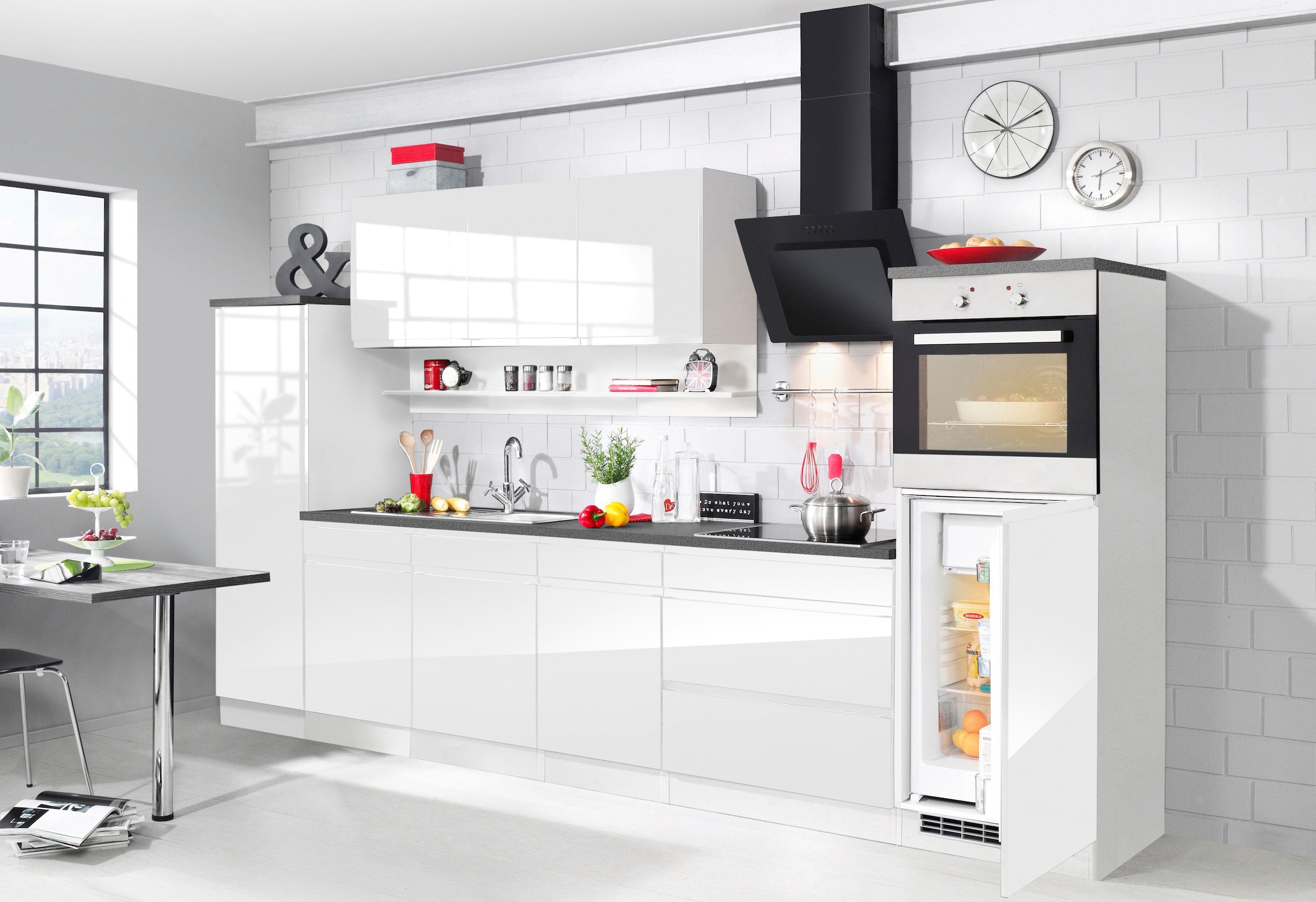 KOCHSTATION Küchenzeile »KS-Virginia« Breite 290, ohne E-Geräte