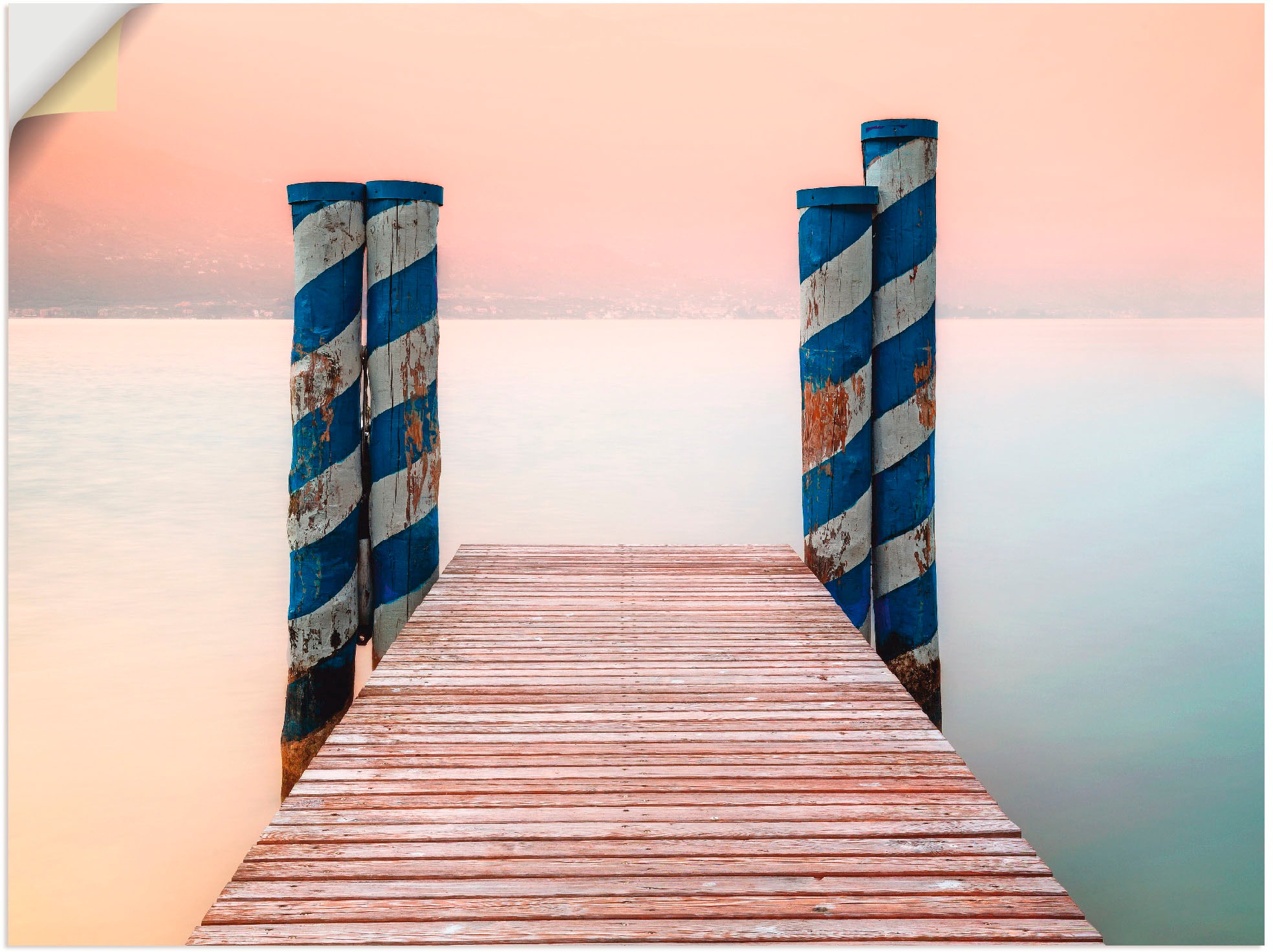 Artland Wandbild »Stille I«, Brücken, (1 St.), in vielen Größen & Produktarten -Leinwandbild, Poster, Wandaufkleber / Wandtattoo auch für Badezimmer geeignet