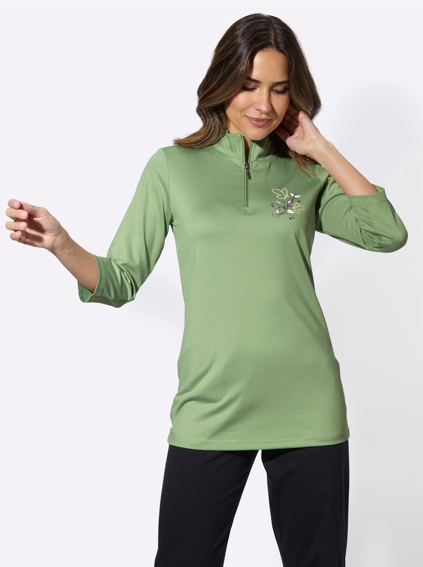   3/4-Arm-Shirt »Freizeitshirt« 1